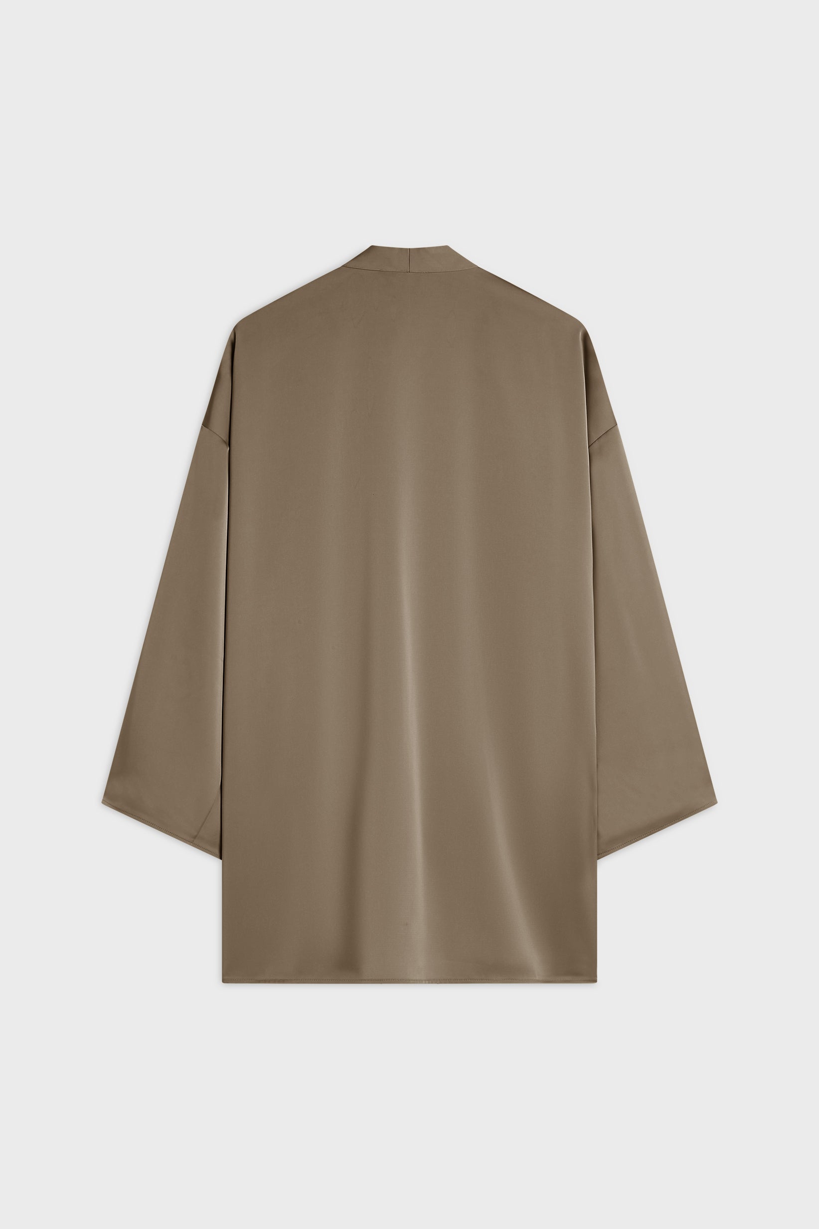 Short Satin Abaya | Taupe