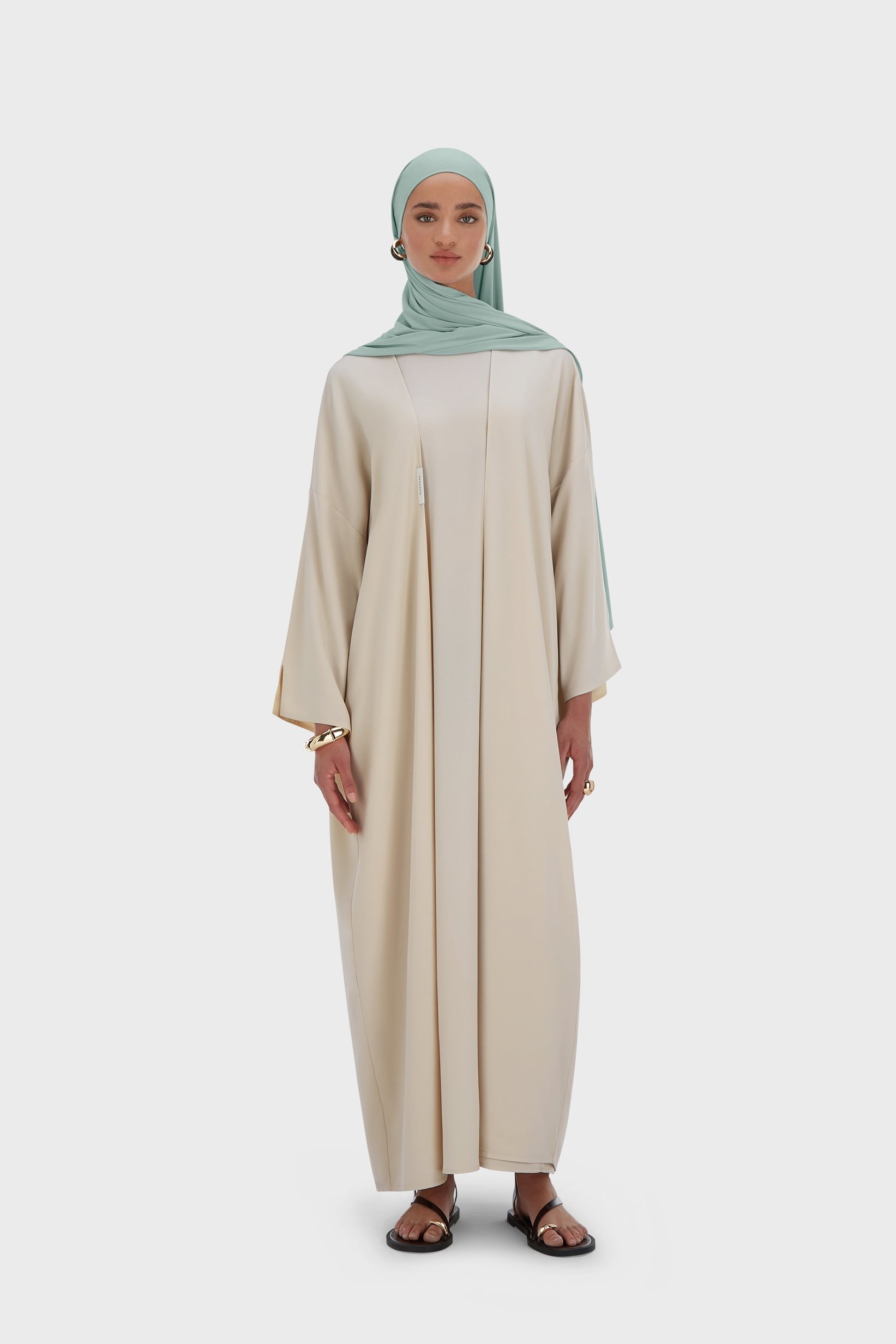 Sleeveless Woven Dress Regular | Moon Grey