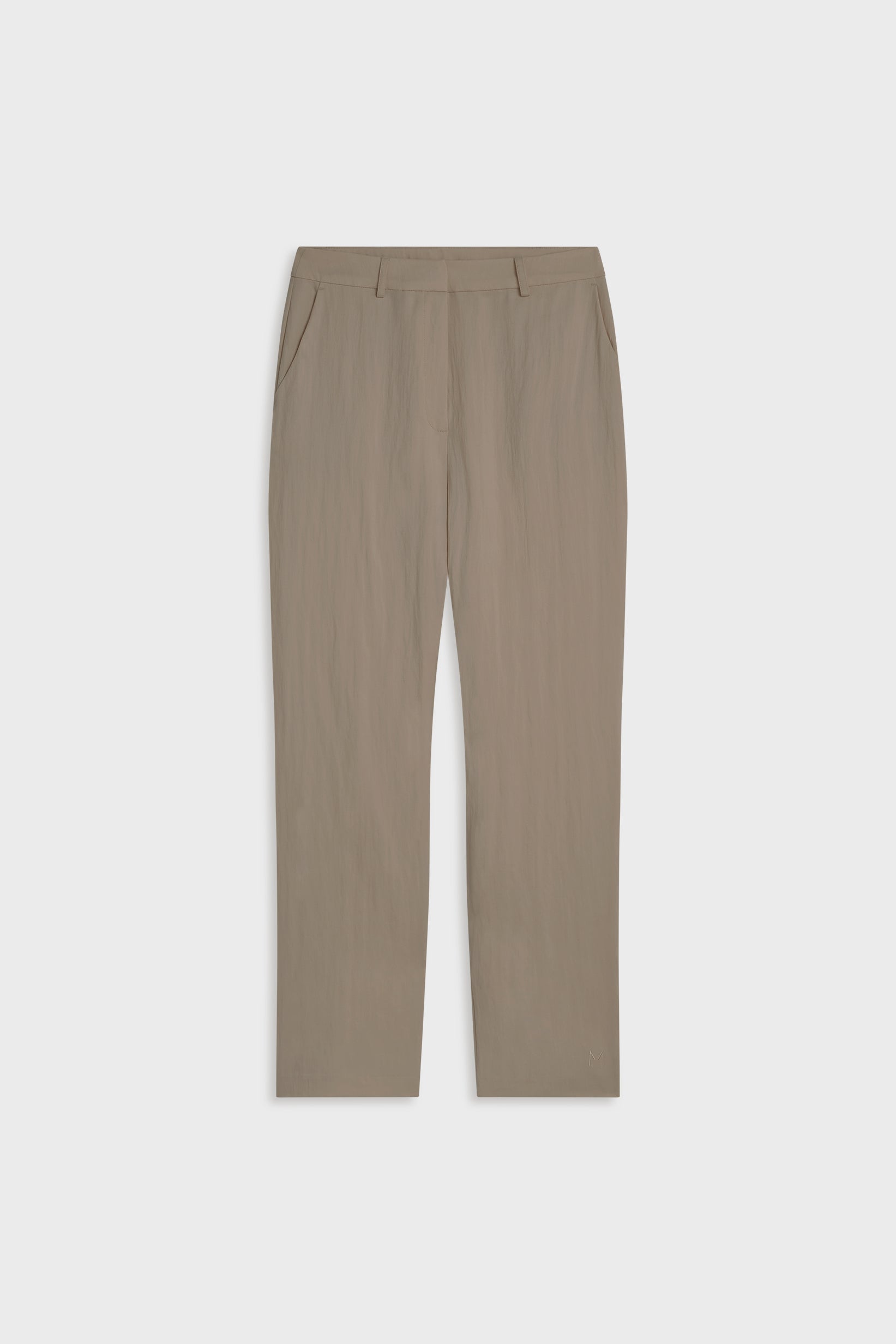 Structured Tailored Pants | Taupe
