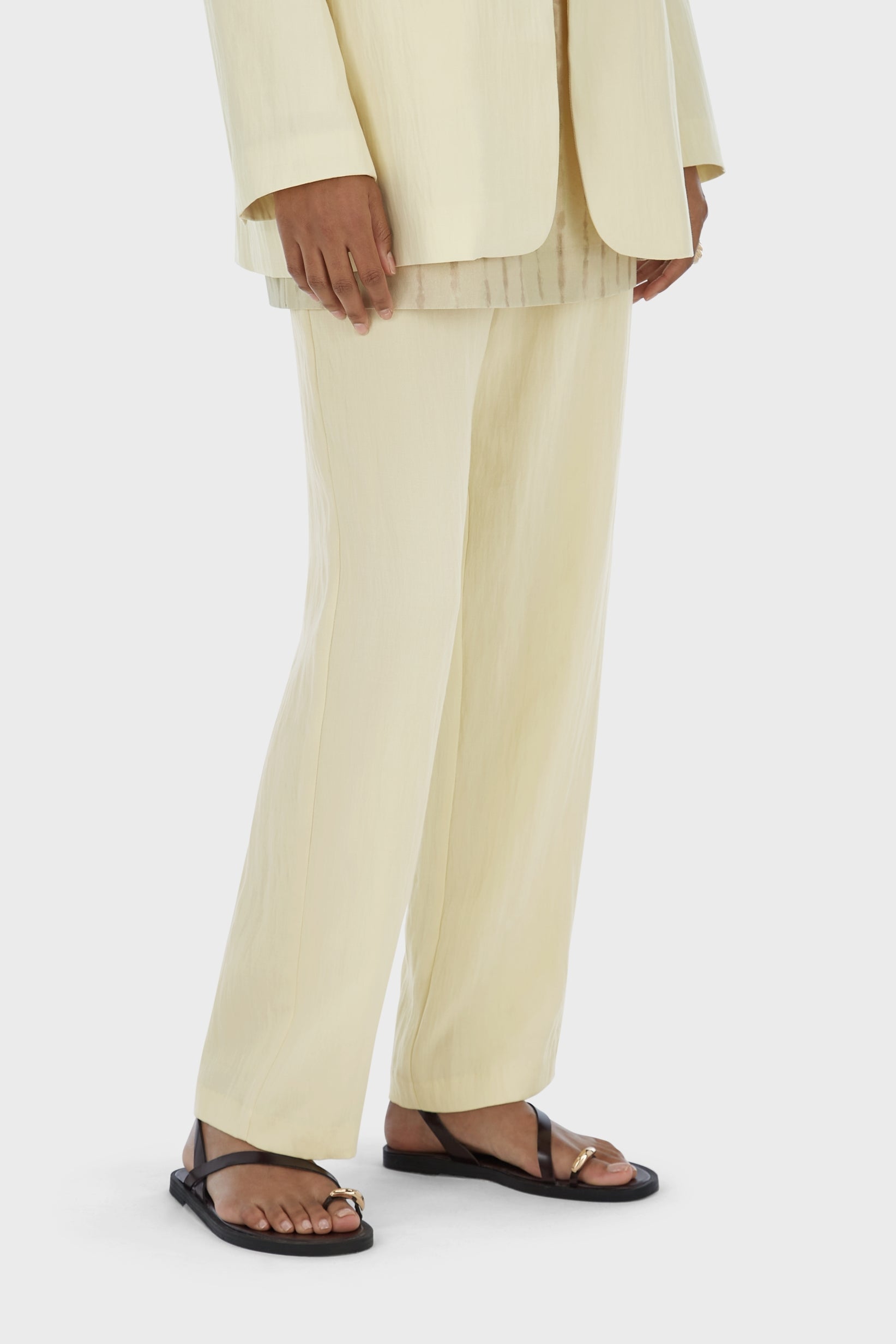 Structured Tailored Pants | Sorbet