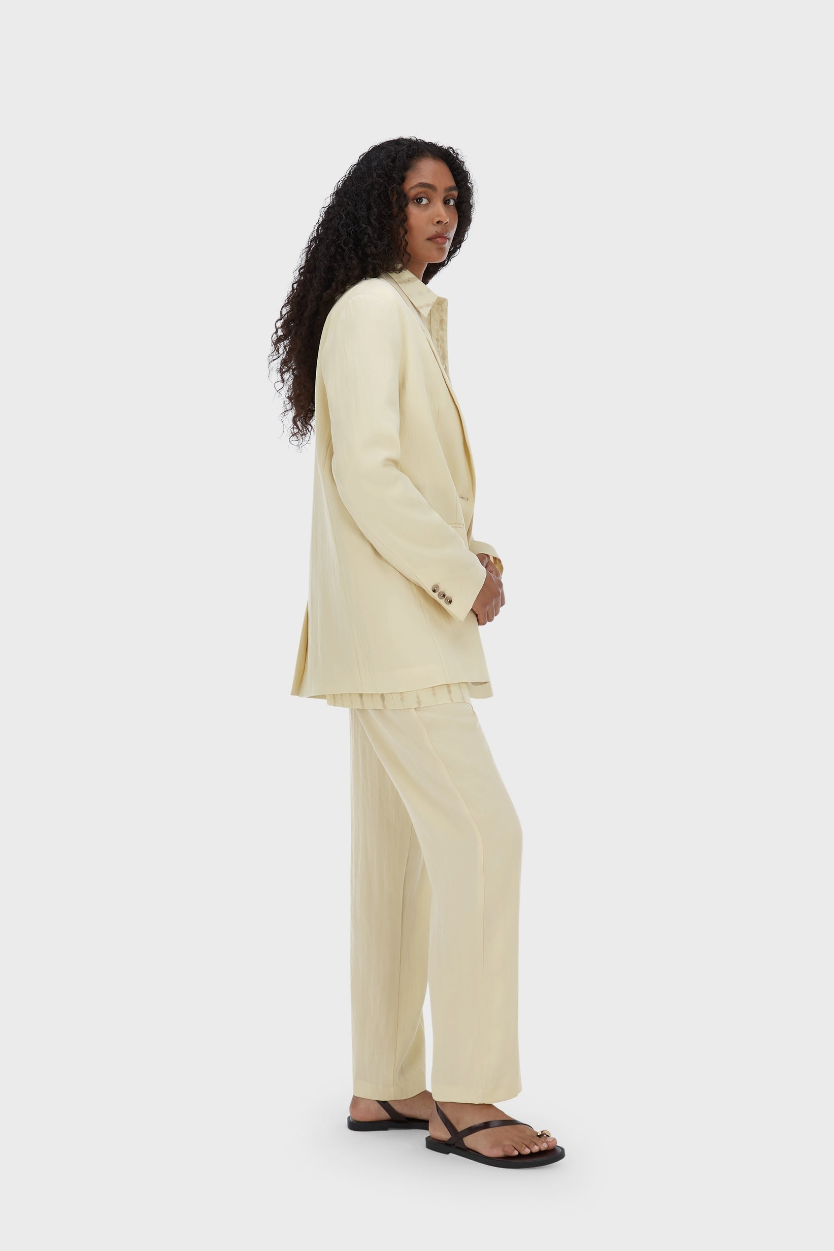 Structured Tailored Pants | Sorbet