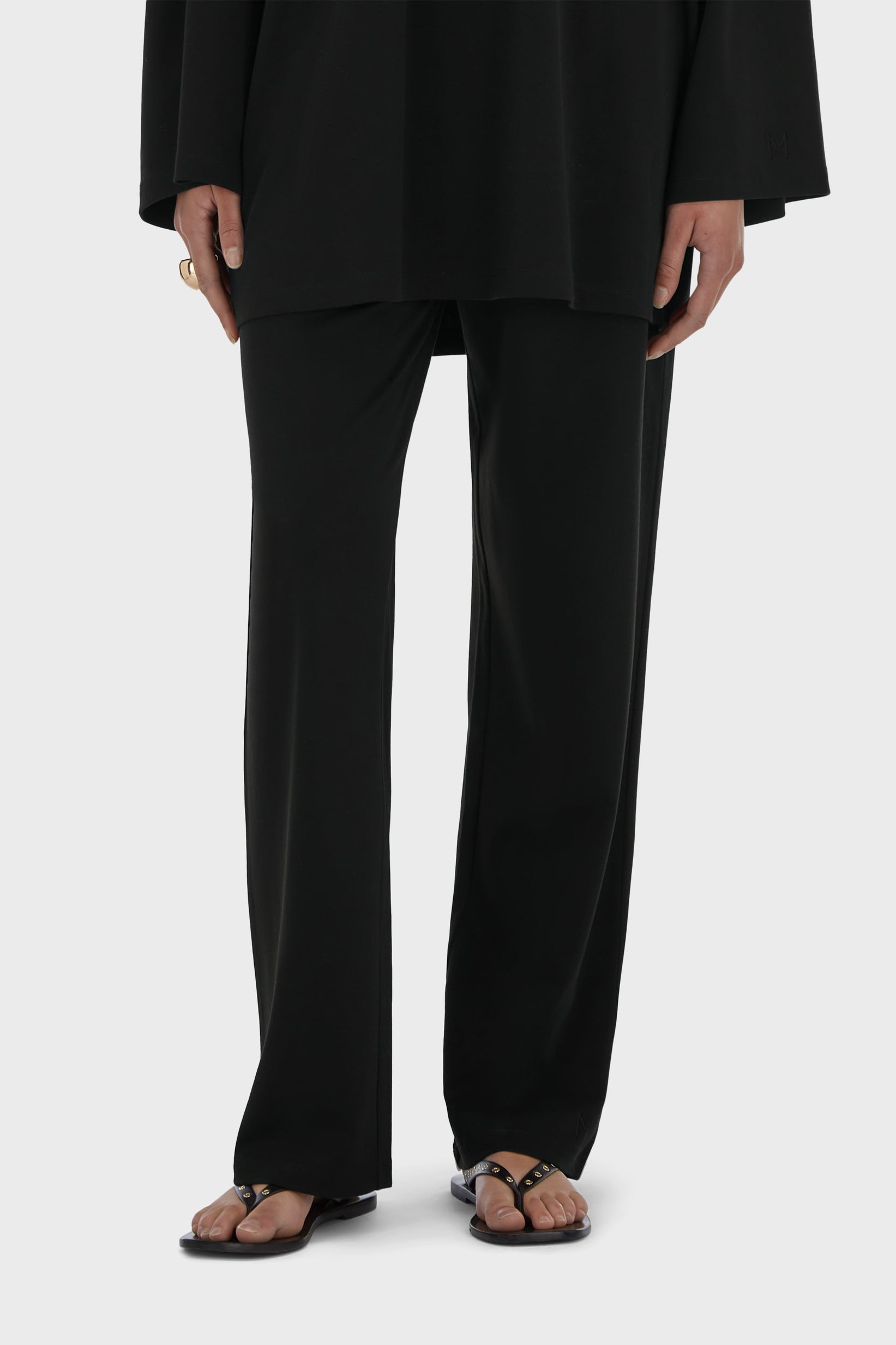 Summer Jersey Pants | Black