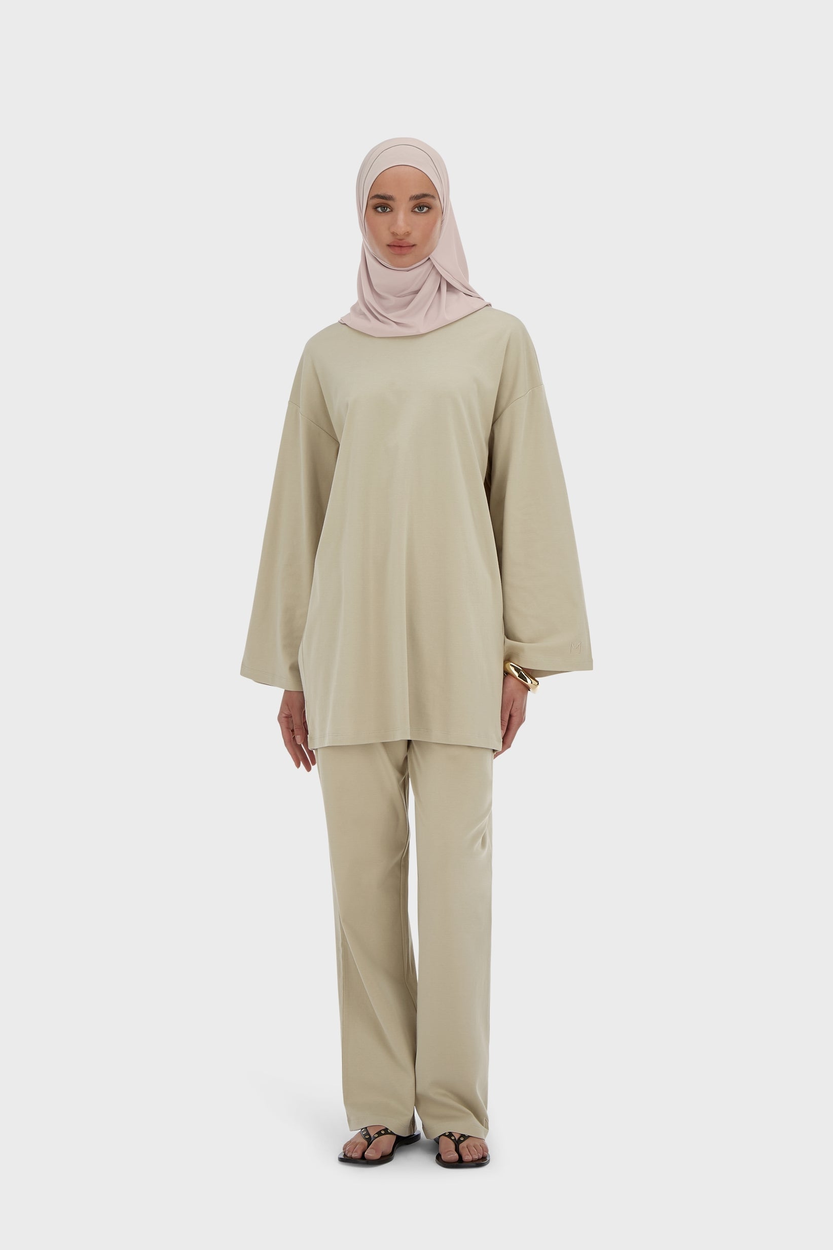 Summer Jersey Pants | Moss Gray