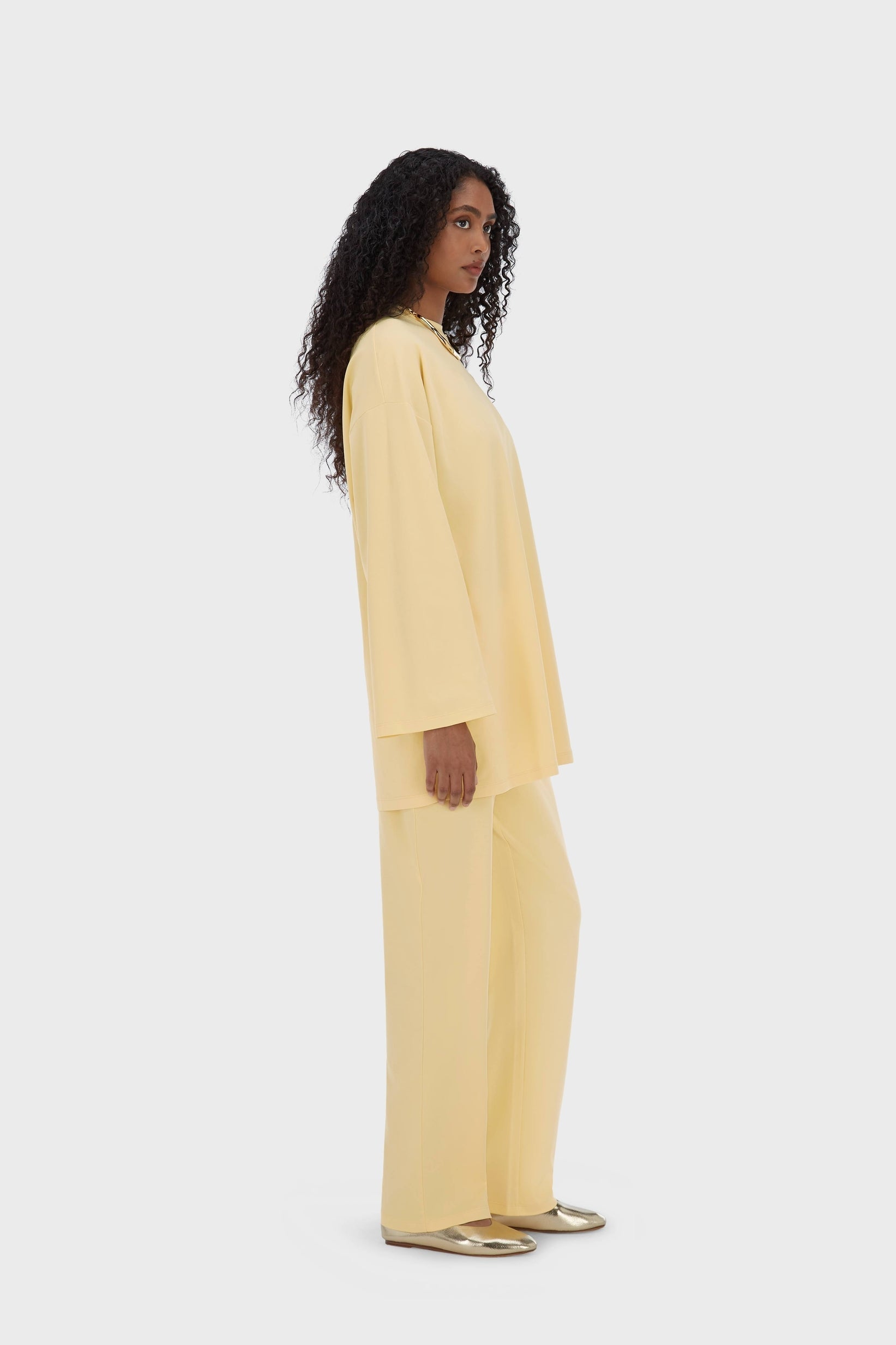 Summer Jersey Pants | Sunset Yellow