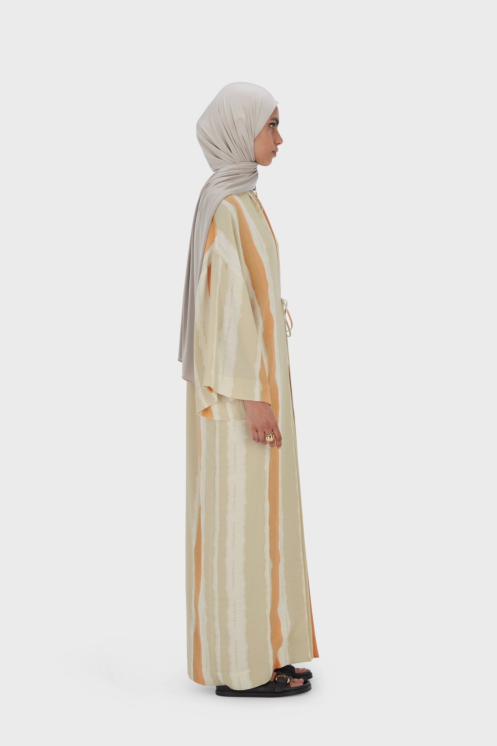 Summer Stripe Abaya | Desert Stripe