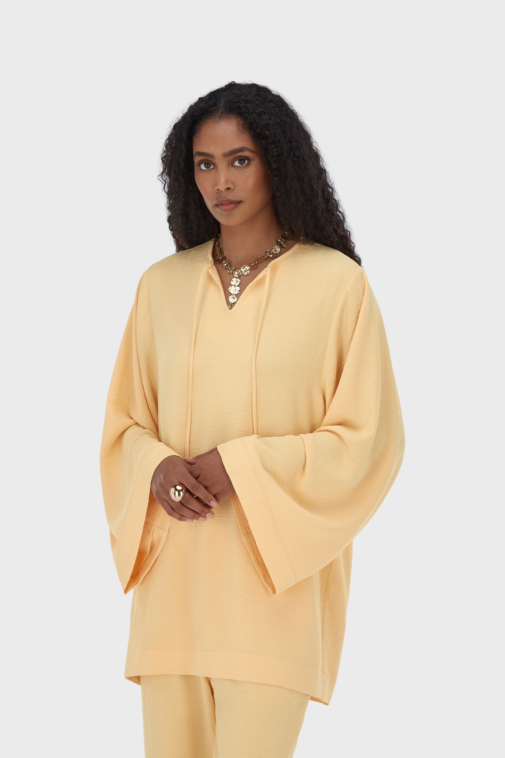 Summer Stripe Top | Sunset Yellow