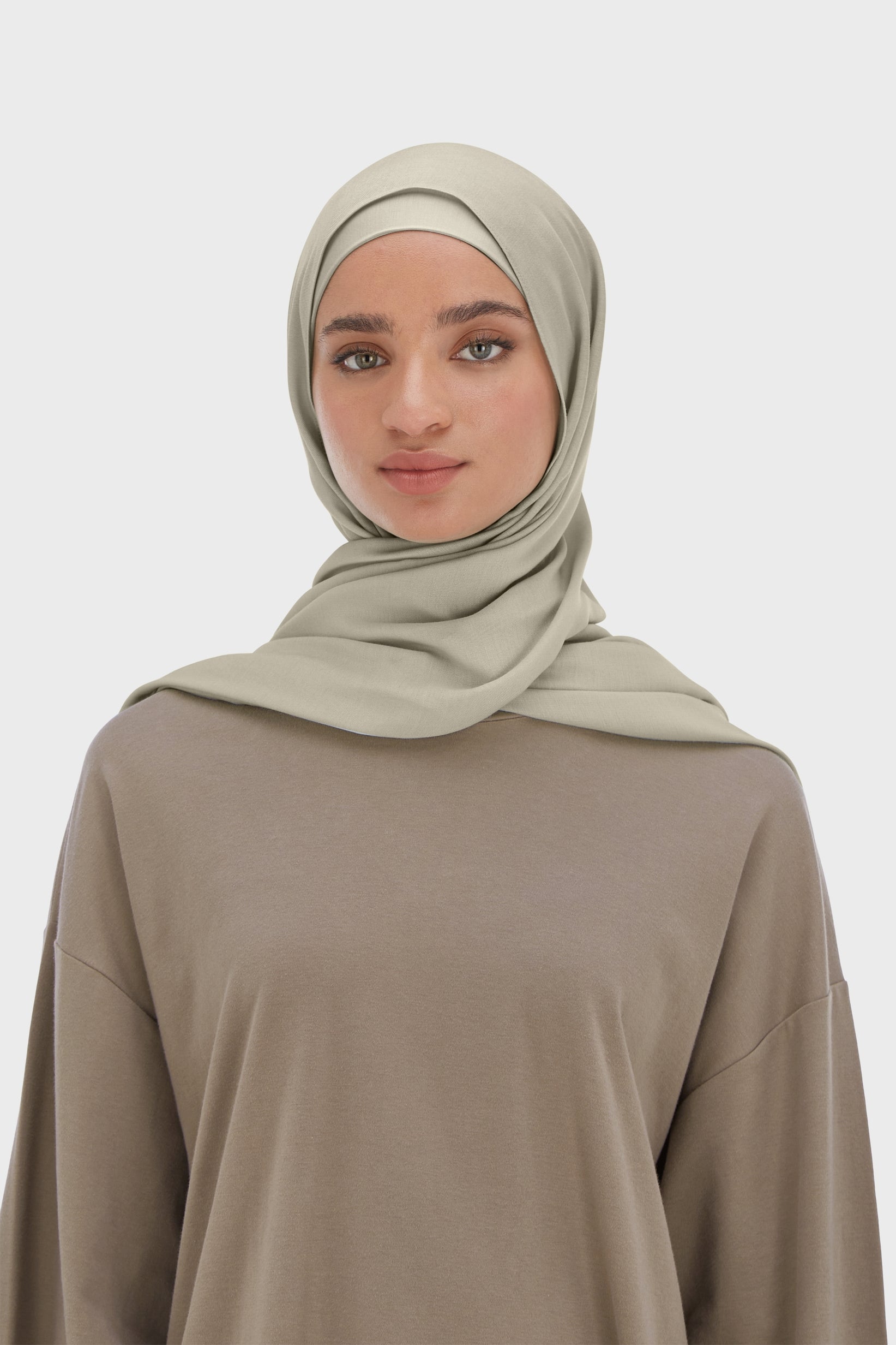 Weightless Woven Scarf | Moss Gray