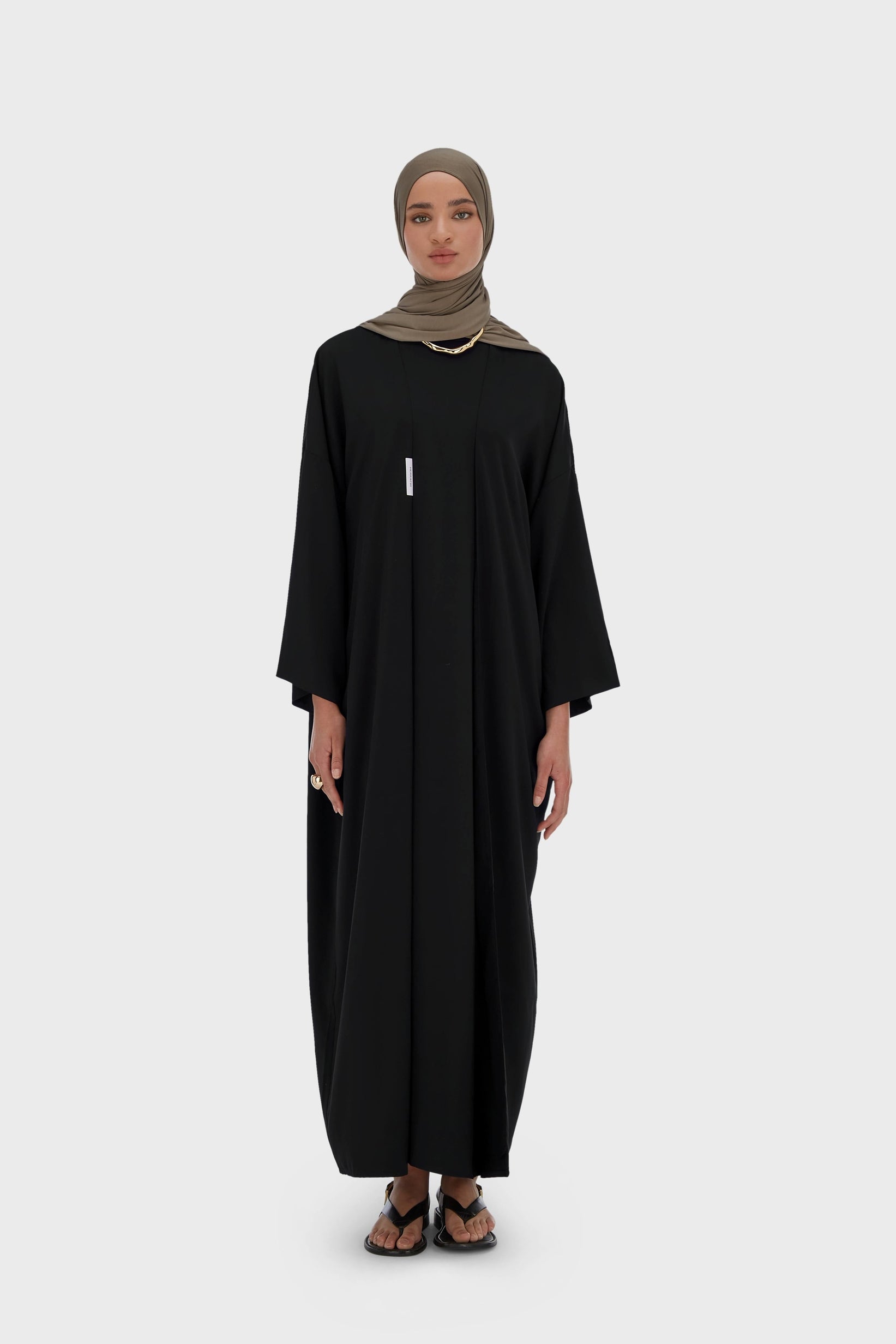 Woven Abaya Regular | Black