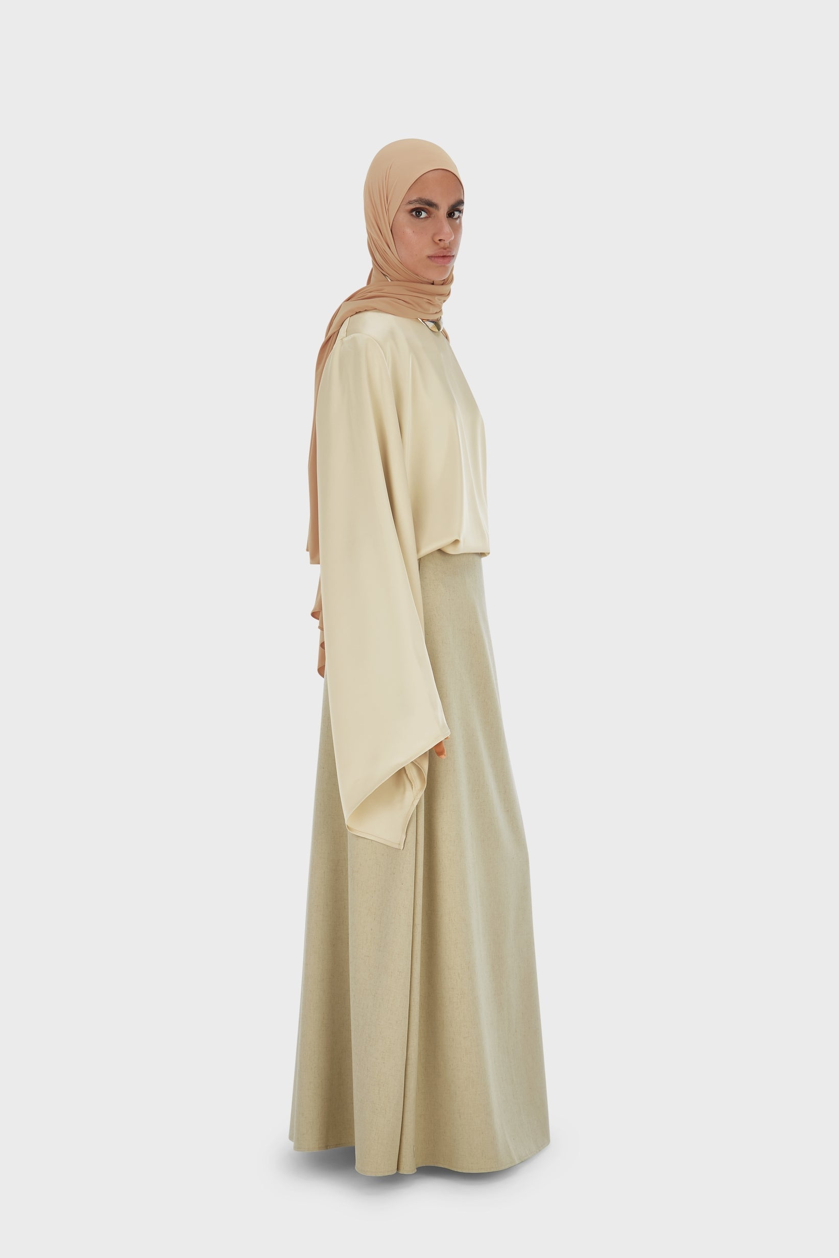 Wrap Skirt | Warm Khaki