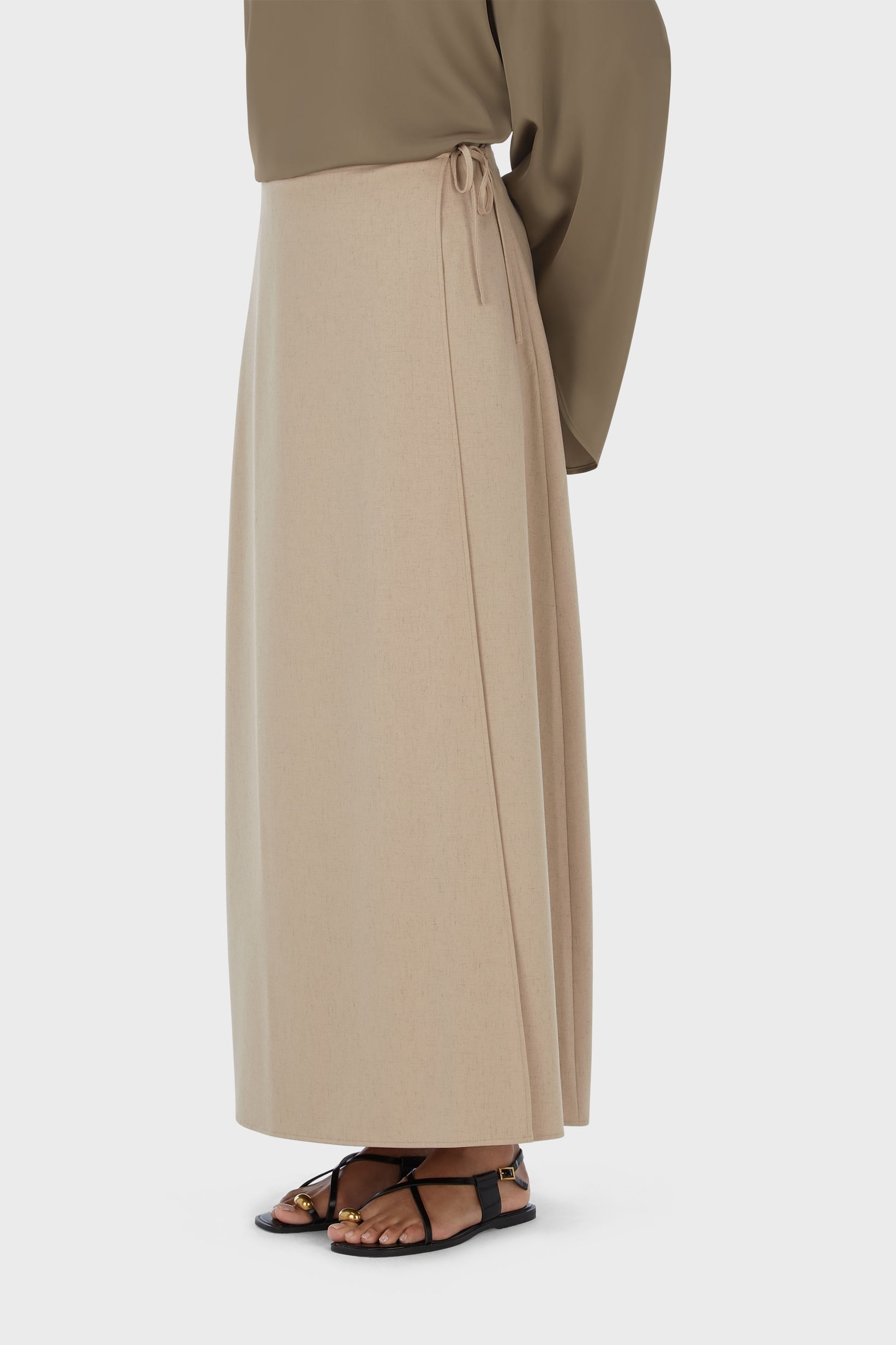 Wrap Skirt | White Pepper