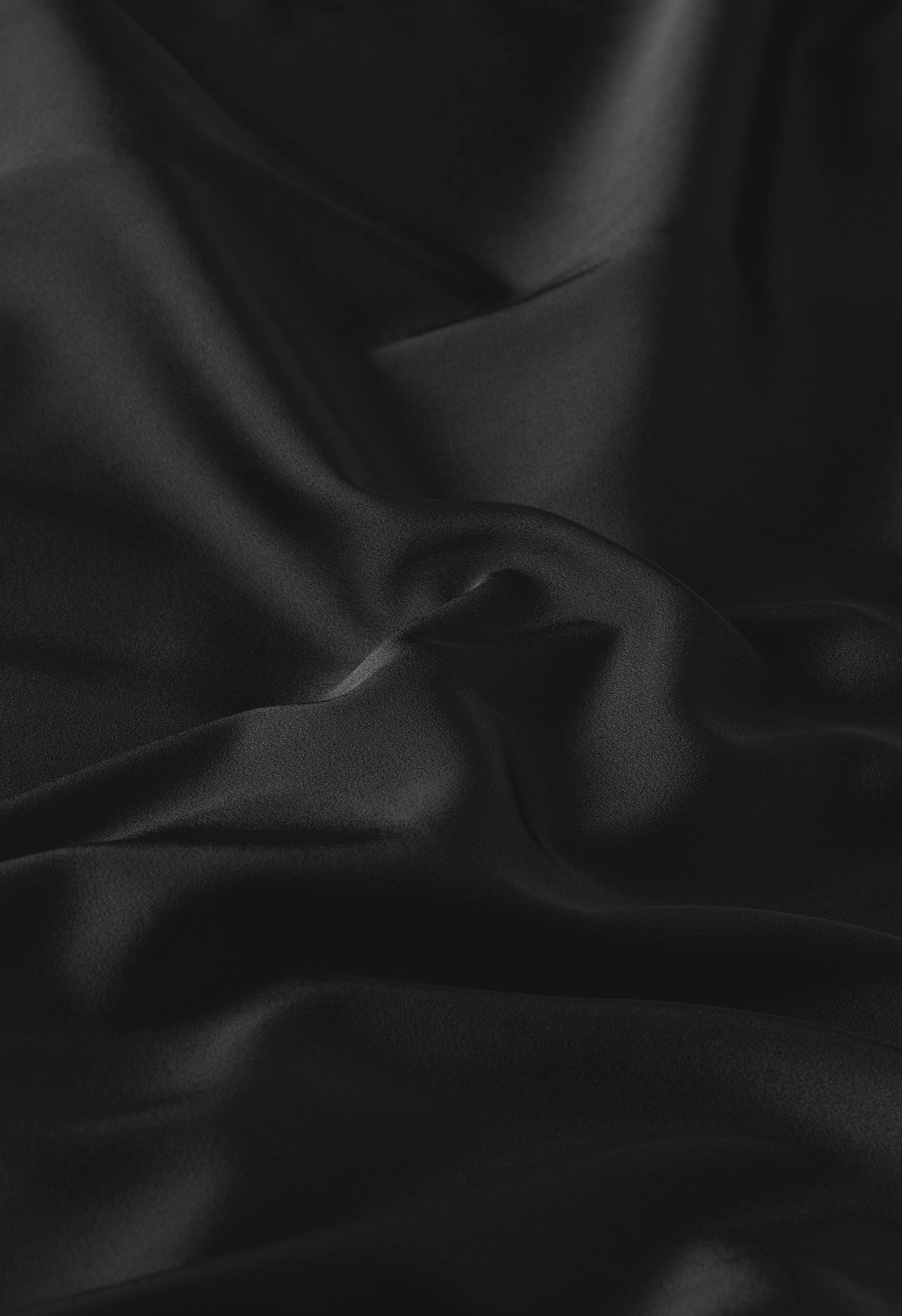 Satin Summer Blazer | Black