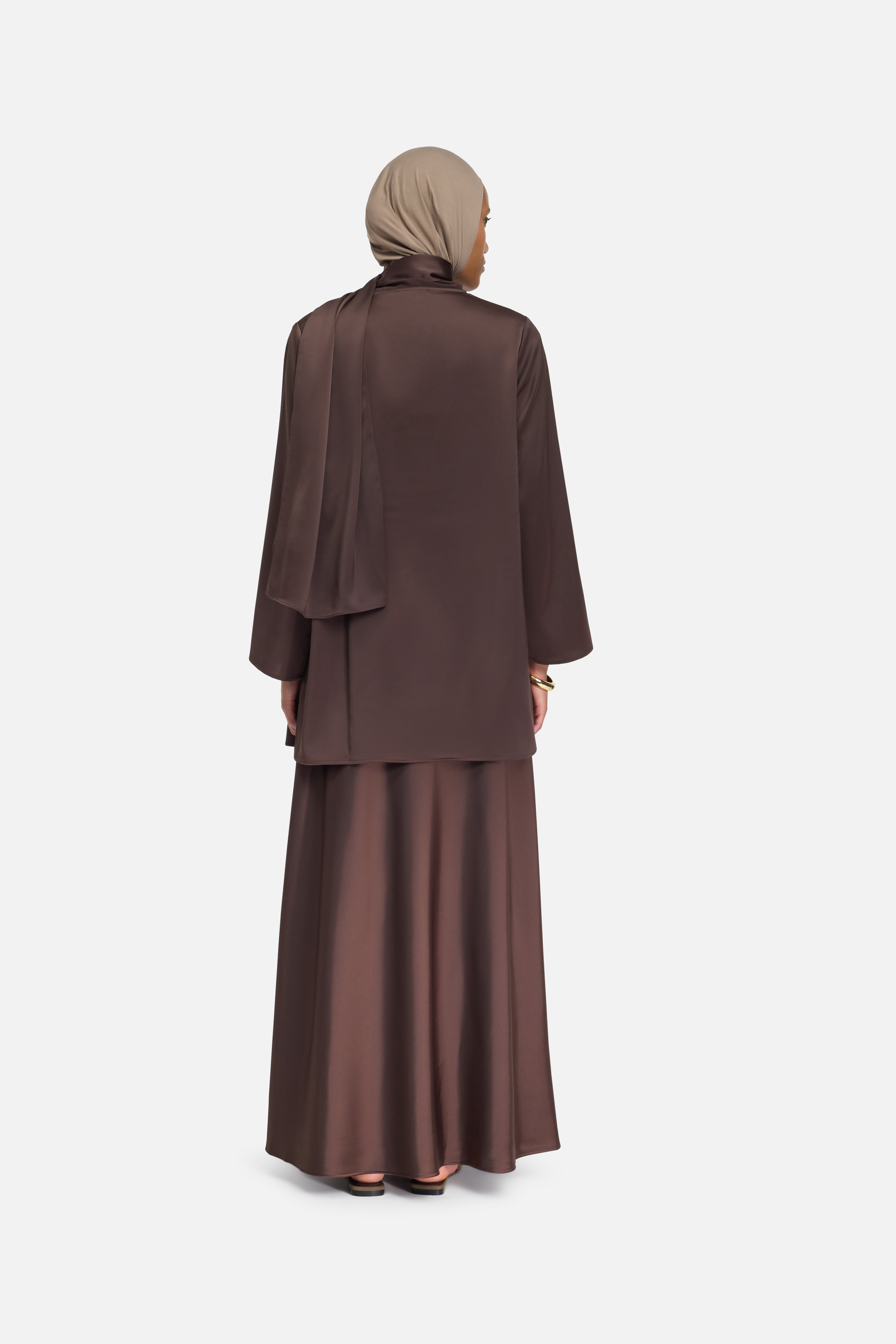 Shawl Shirt | Dark Brown