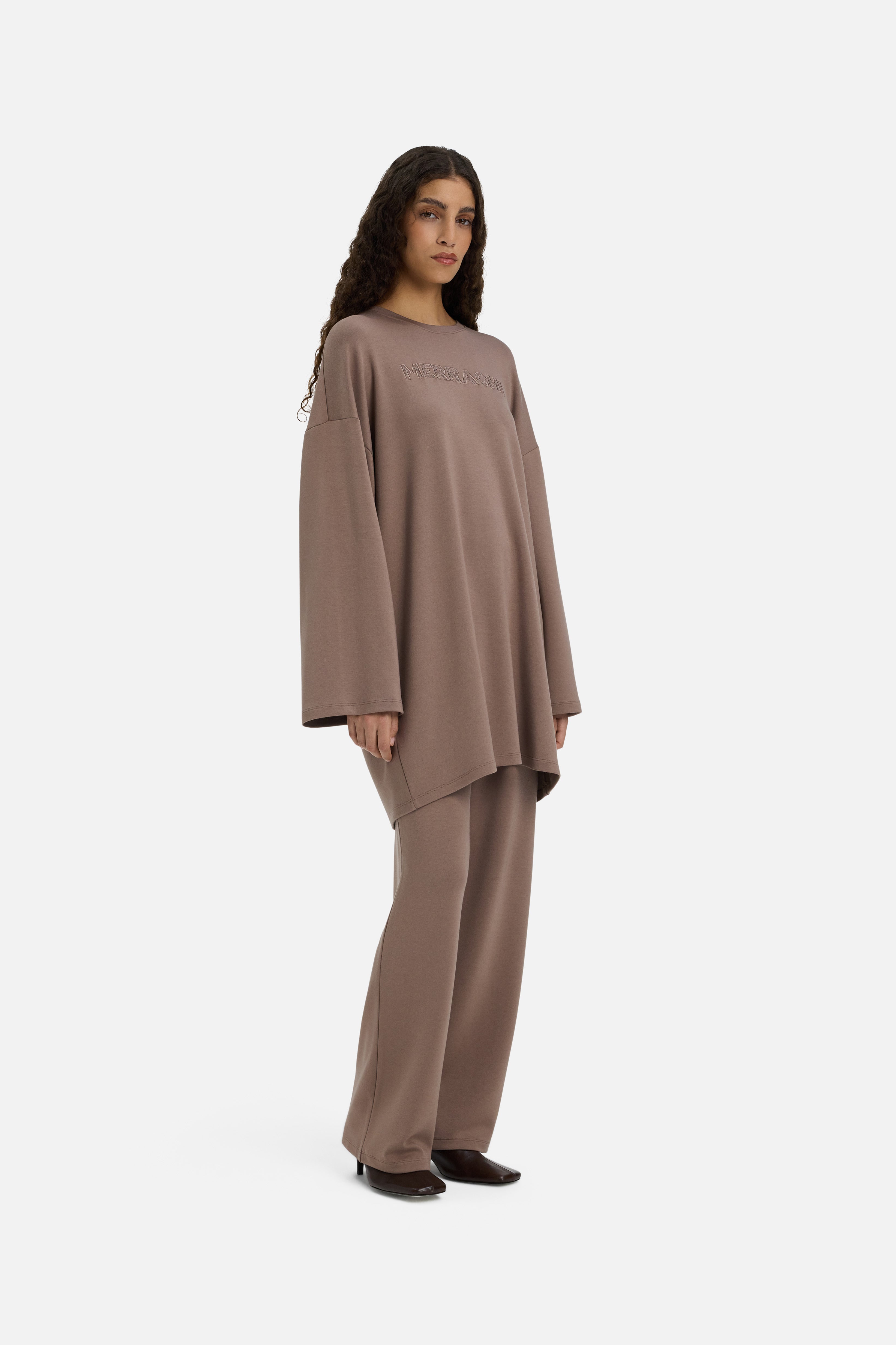 Soft Rayon Top | Taupe Rose