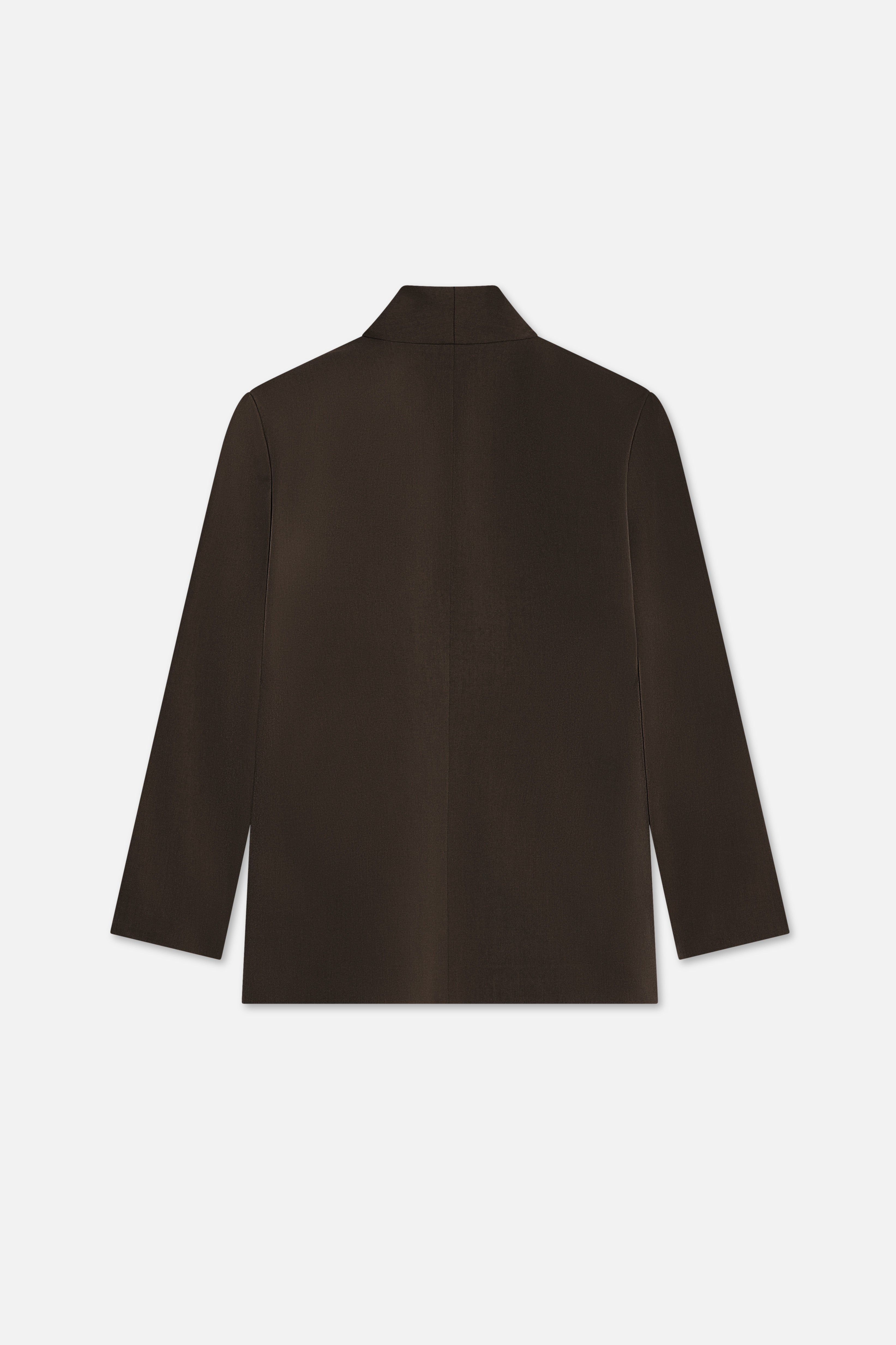 Tailored Oversized Blazer | Dark Brown