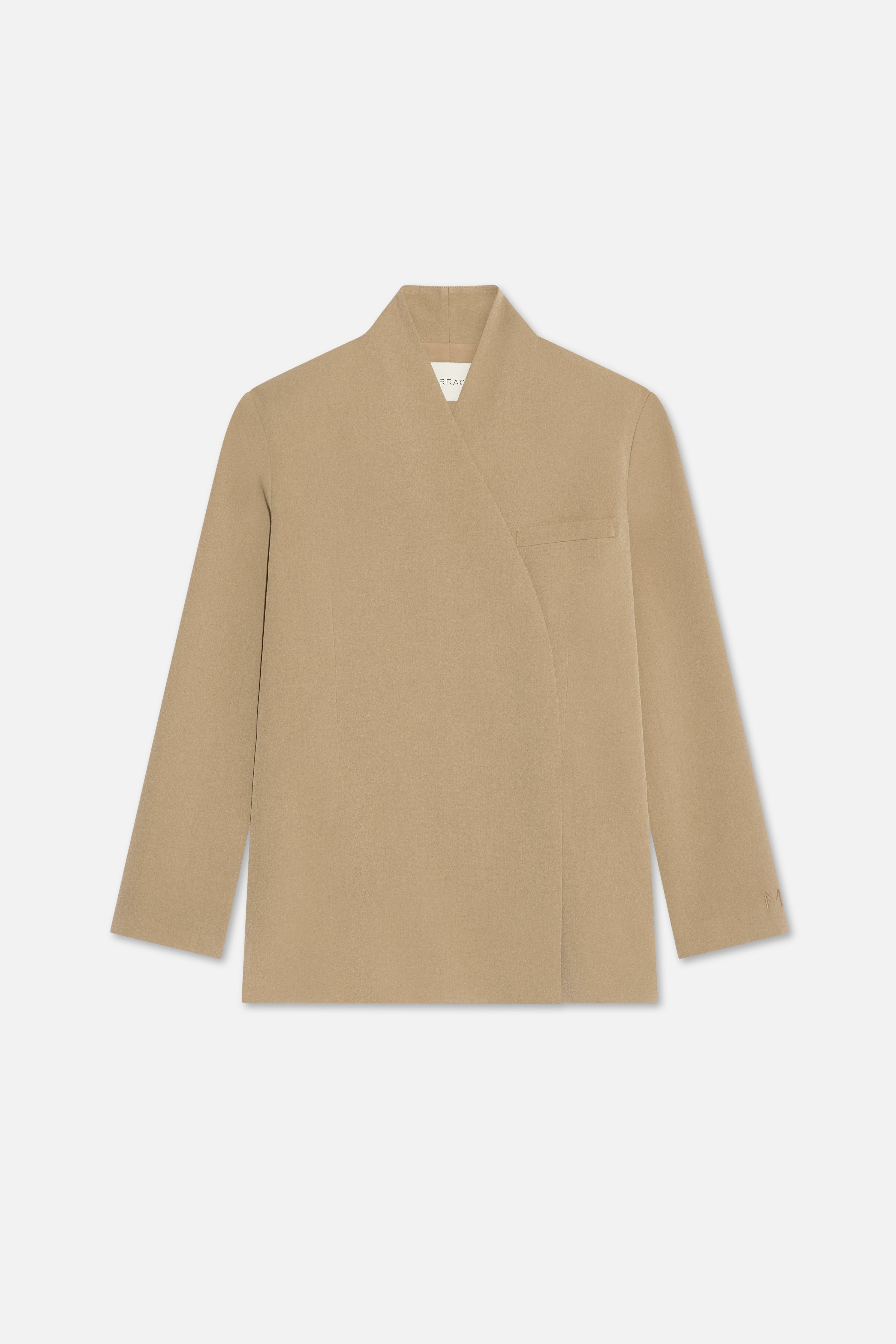 Tailored Oversized Blazer | Walnut