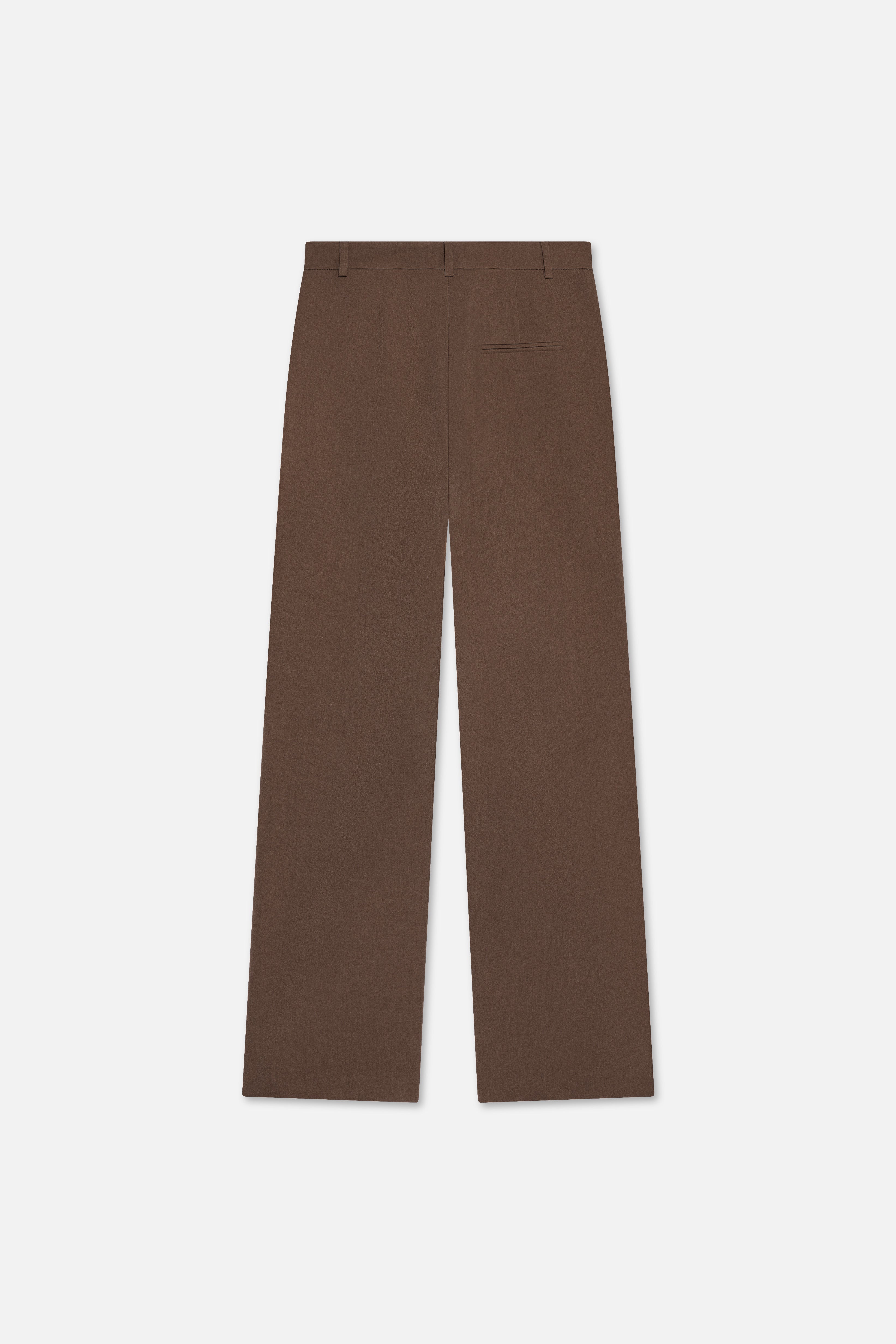 Tailored Pants | Dark Brown