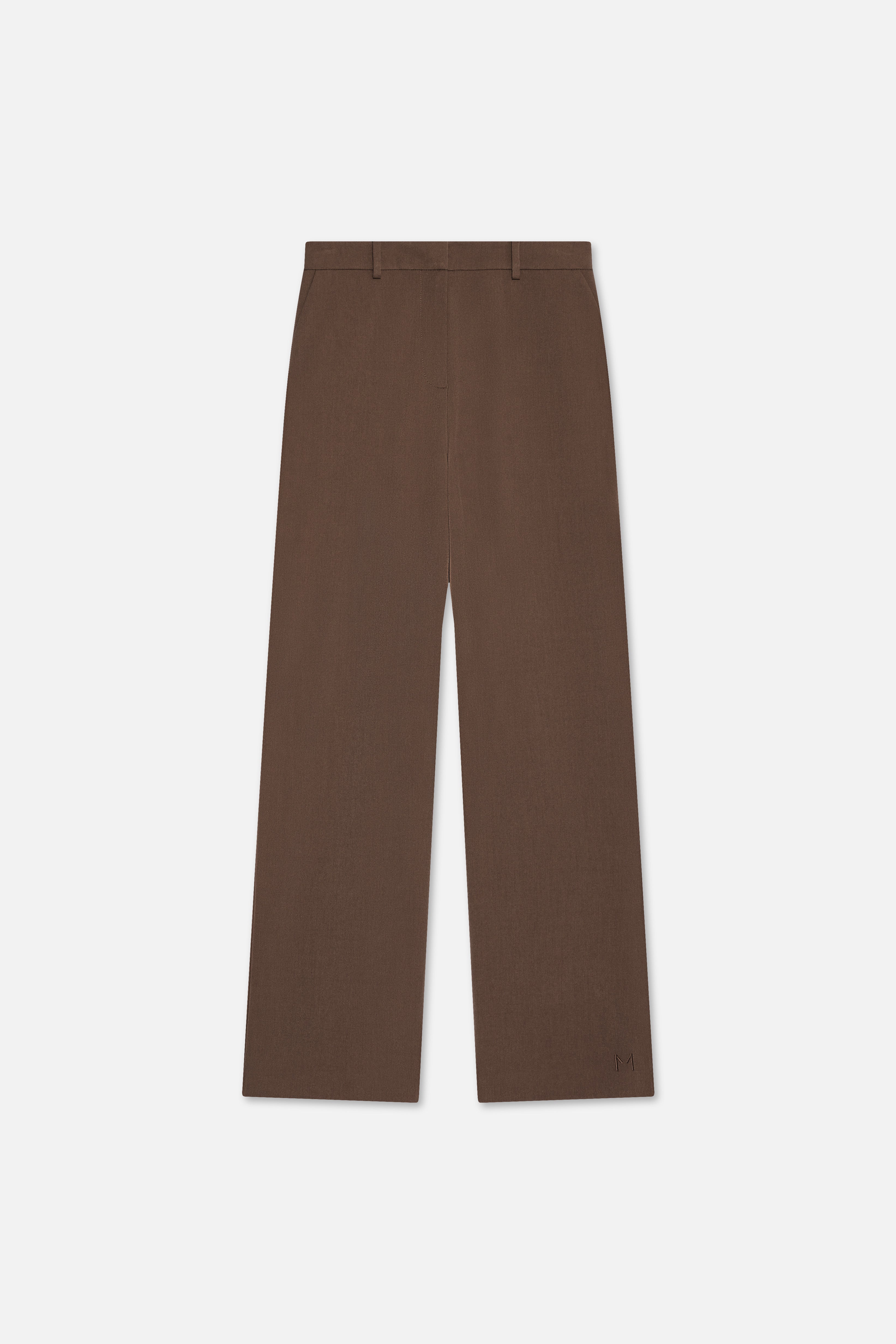Tailored Pants | Dark Brown