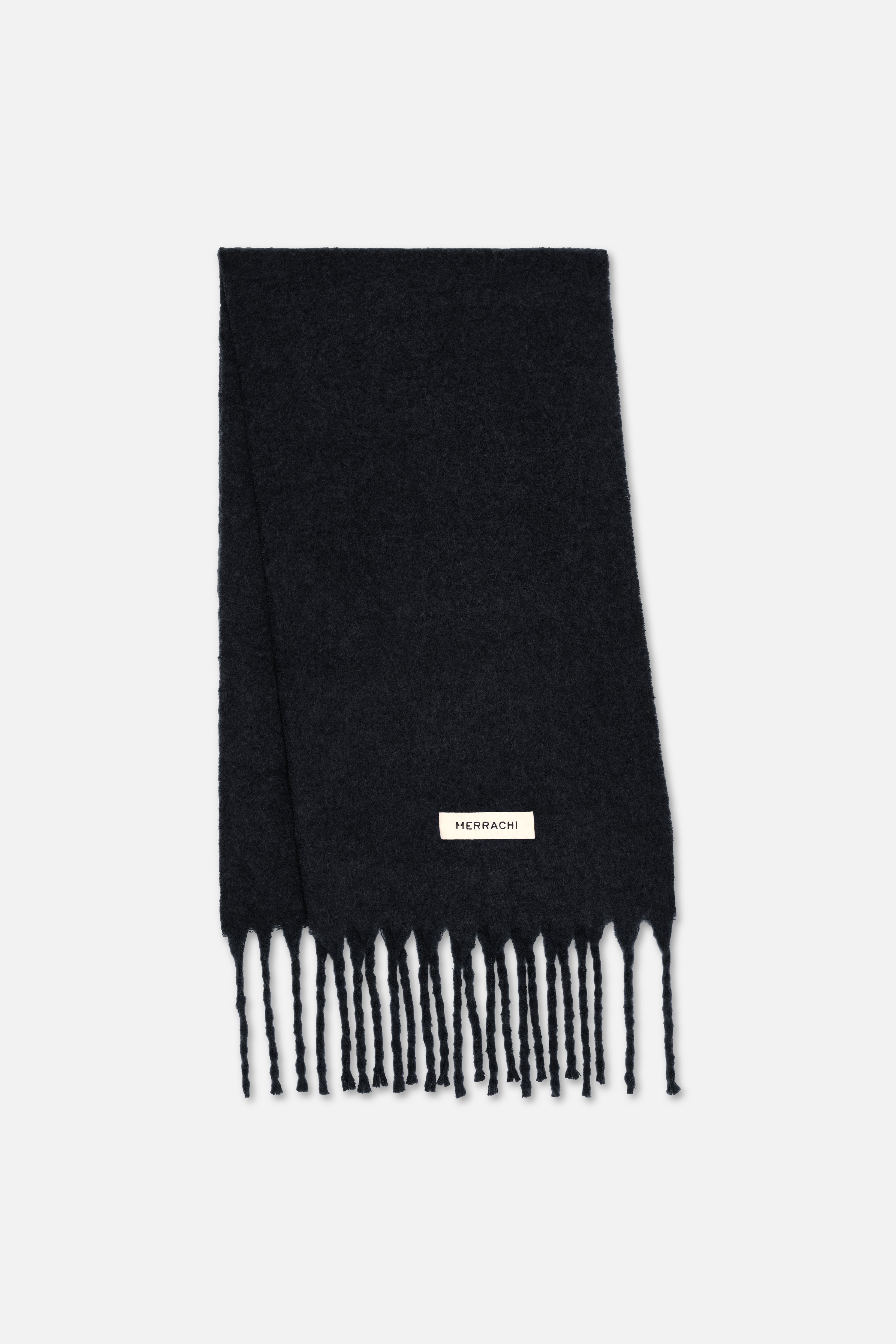 The Brushed Scarf | Black