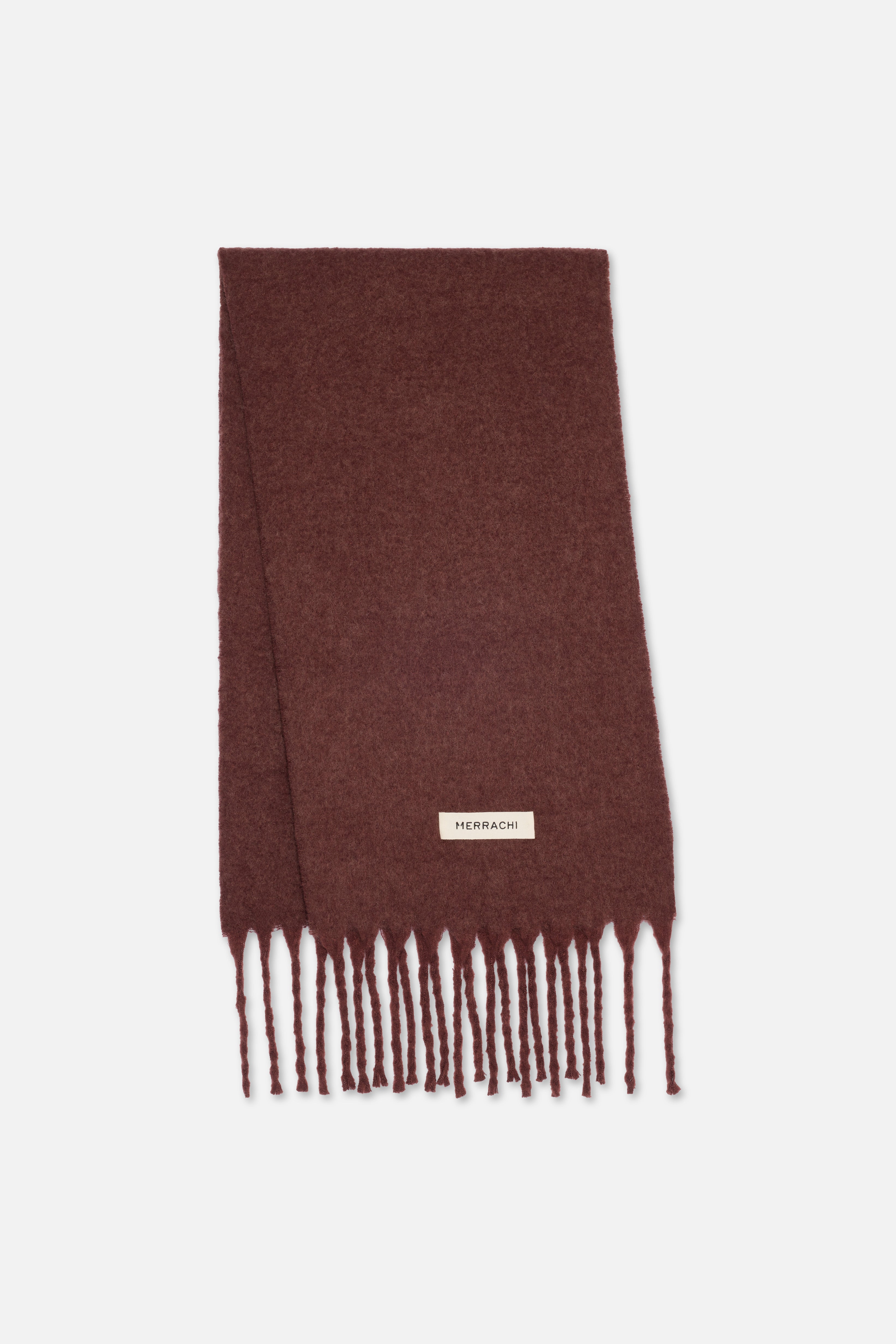 The Brushed Scarf | Dark Cherry