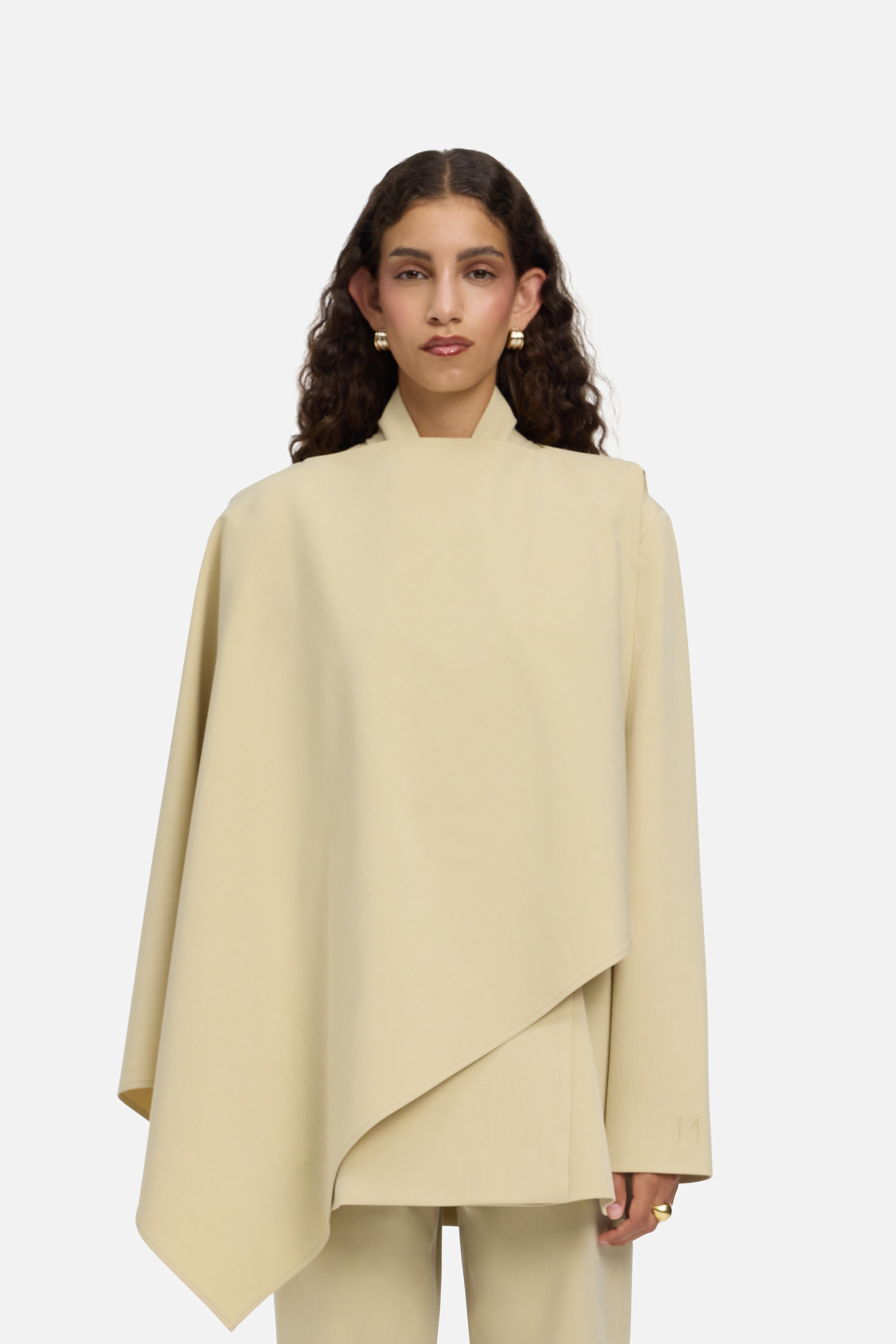 Tailored Cape | Desert Clay
