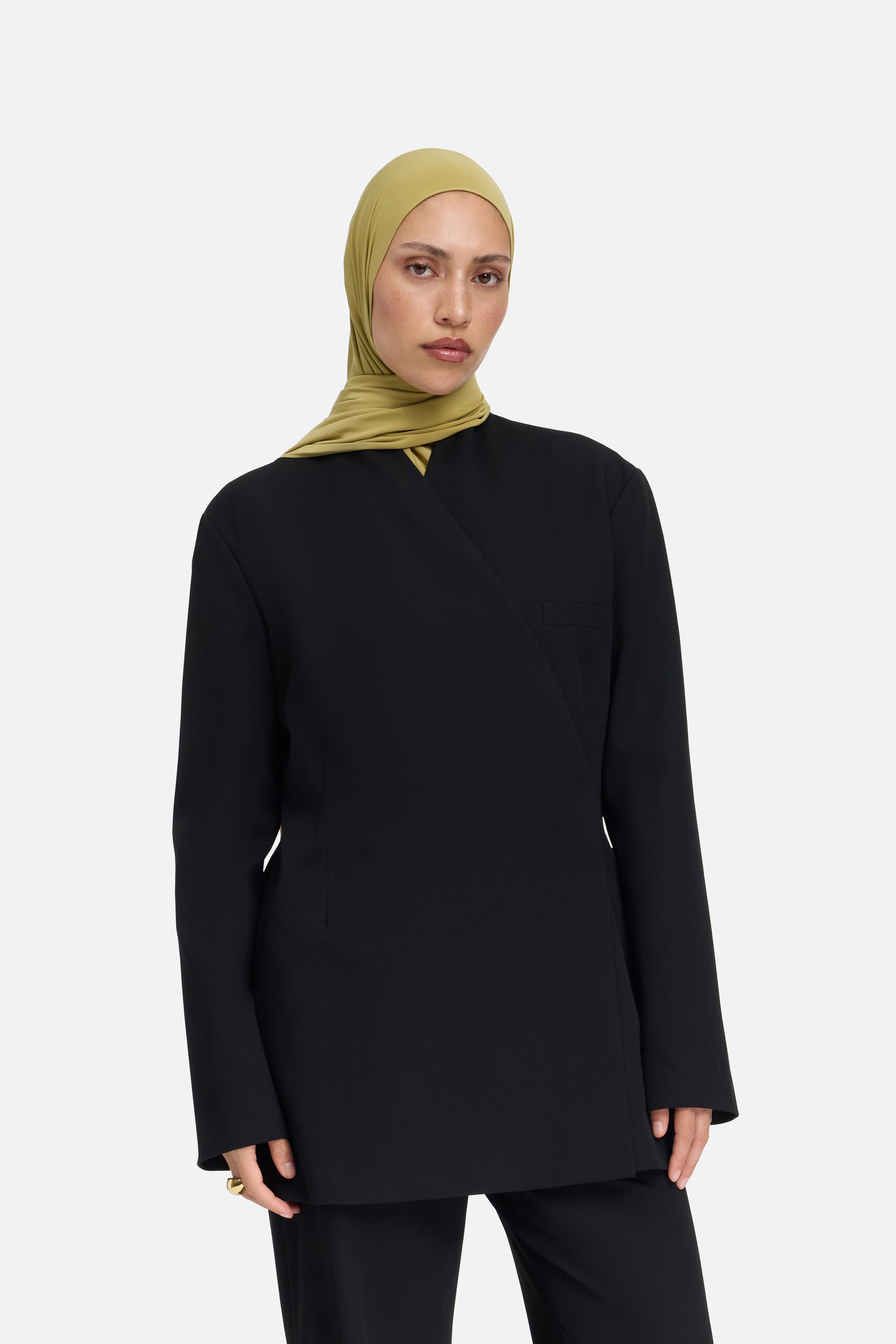 Tailored Oversized Blazer | Black