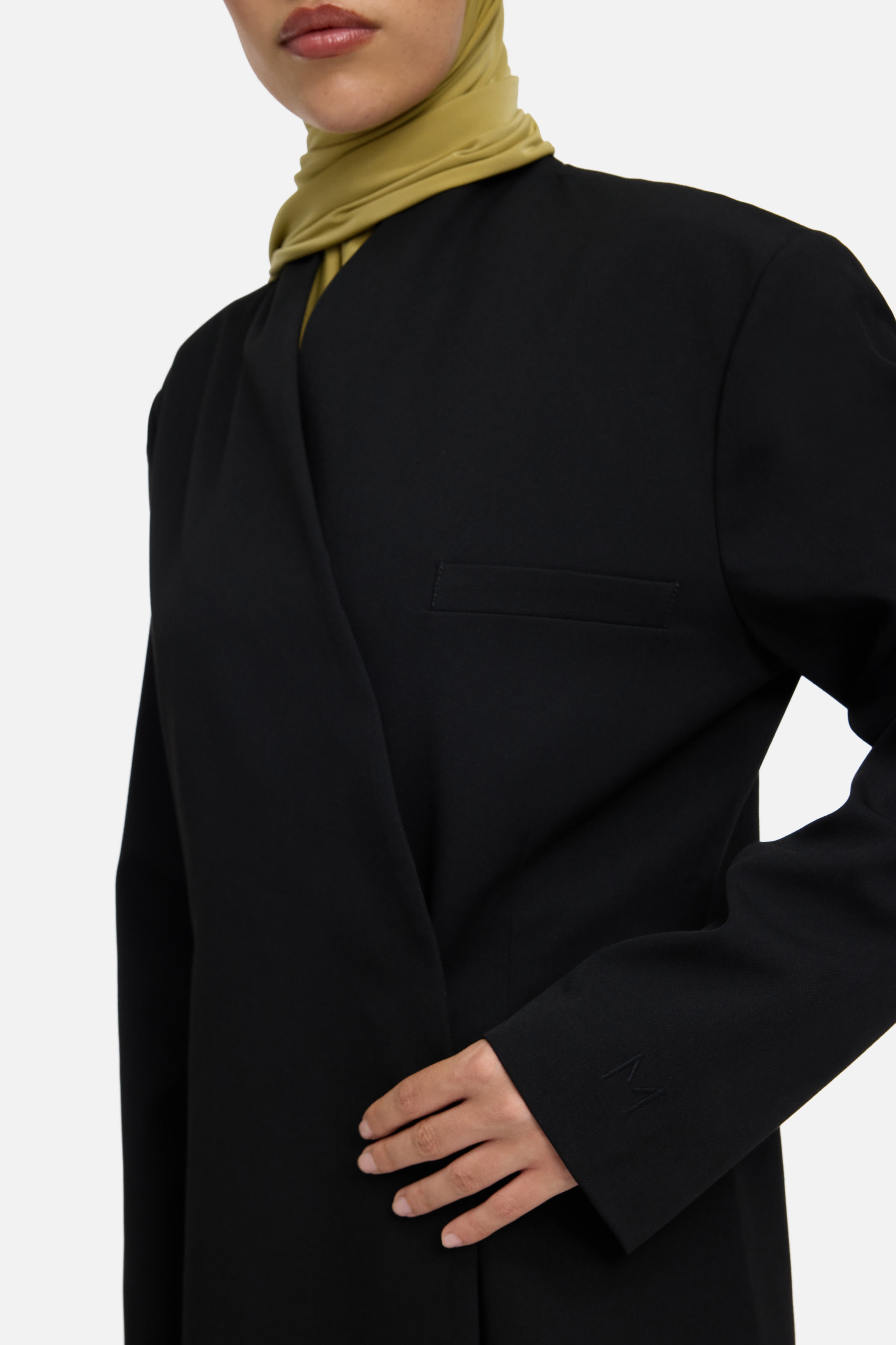 Tailored Oversized Blazer | Black