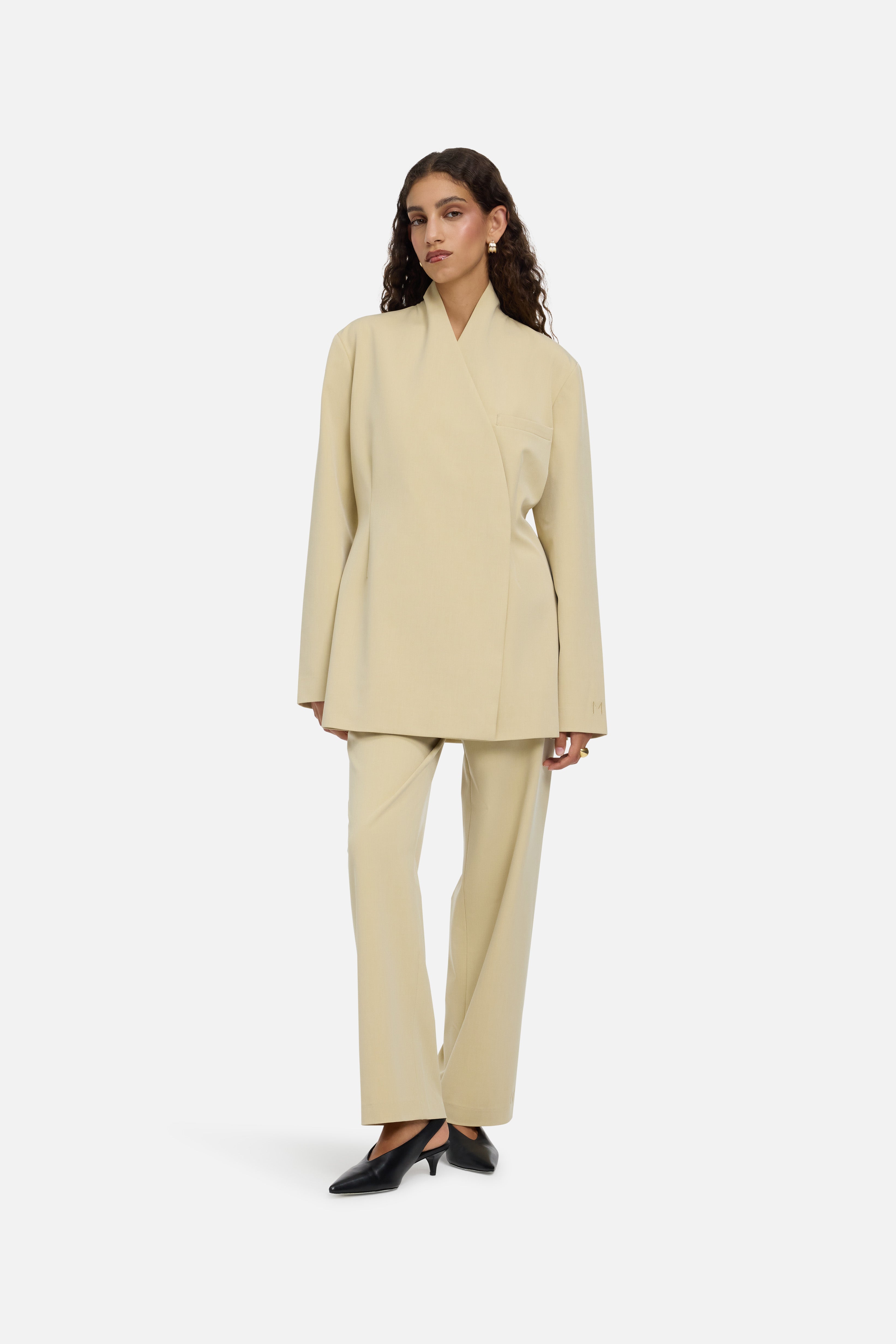 Tailored Oversized Blazer | Desert Clay