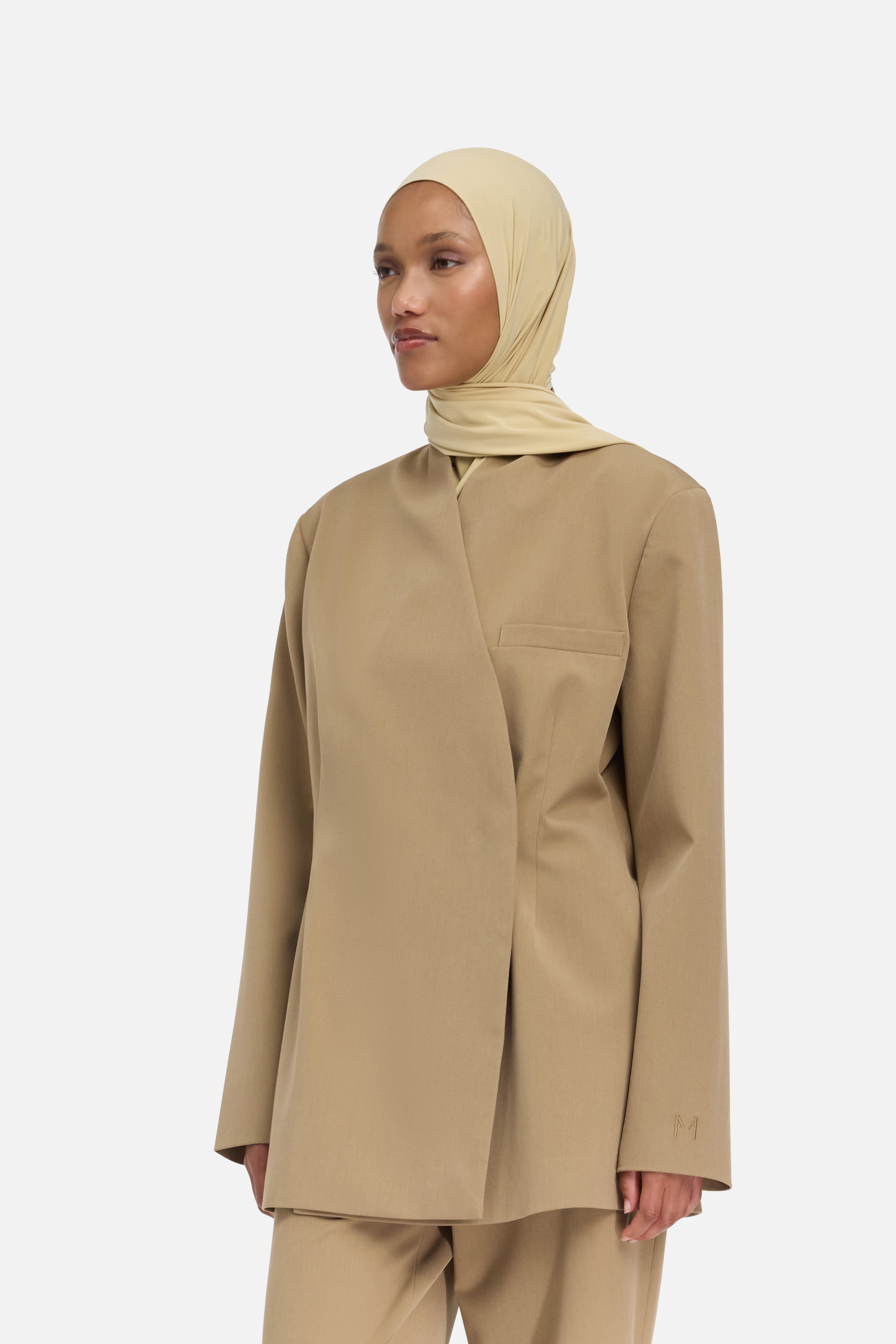 Tailored Oversized Blazer | Walnut