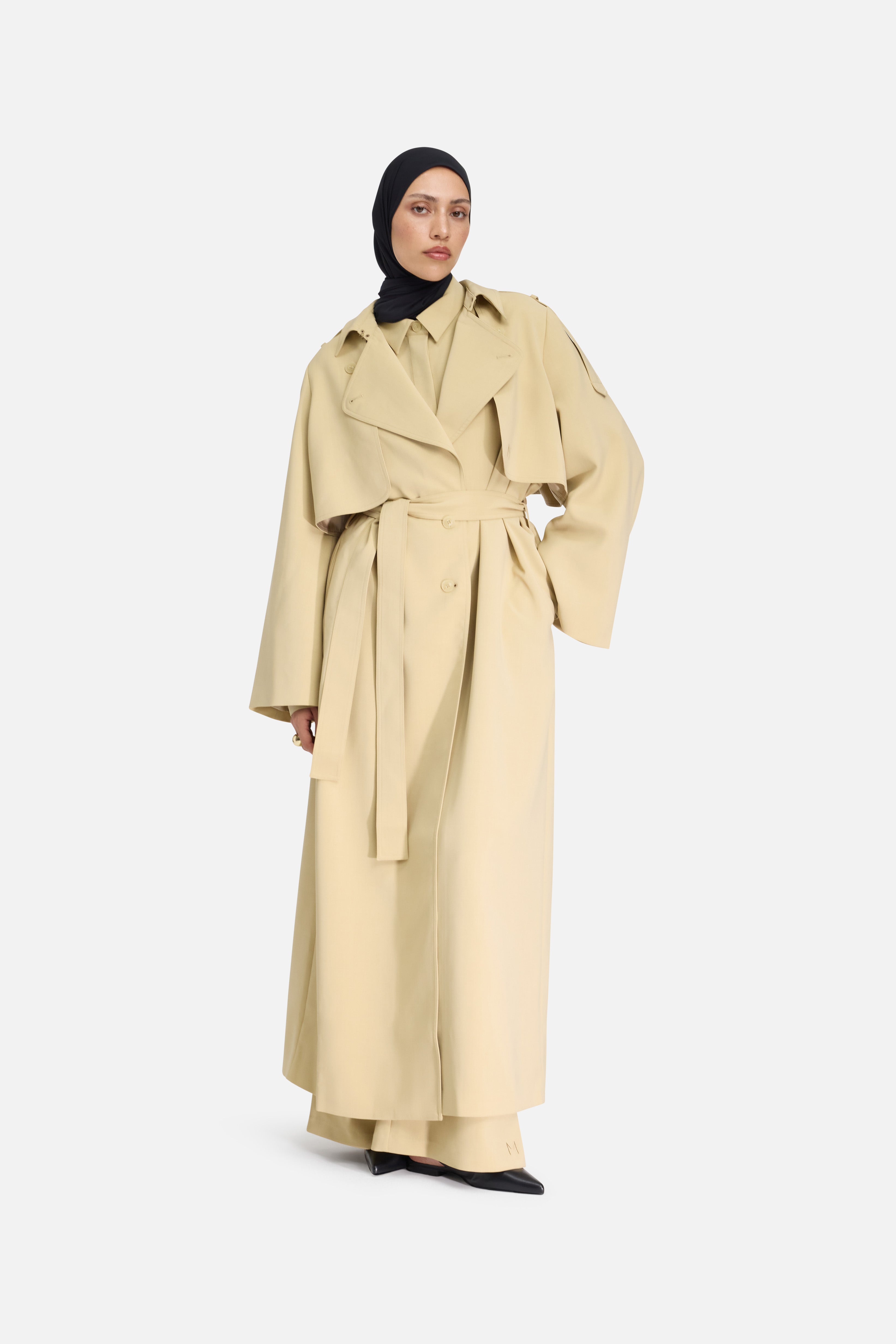 Trench Abaya | Desert Clay