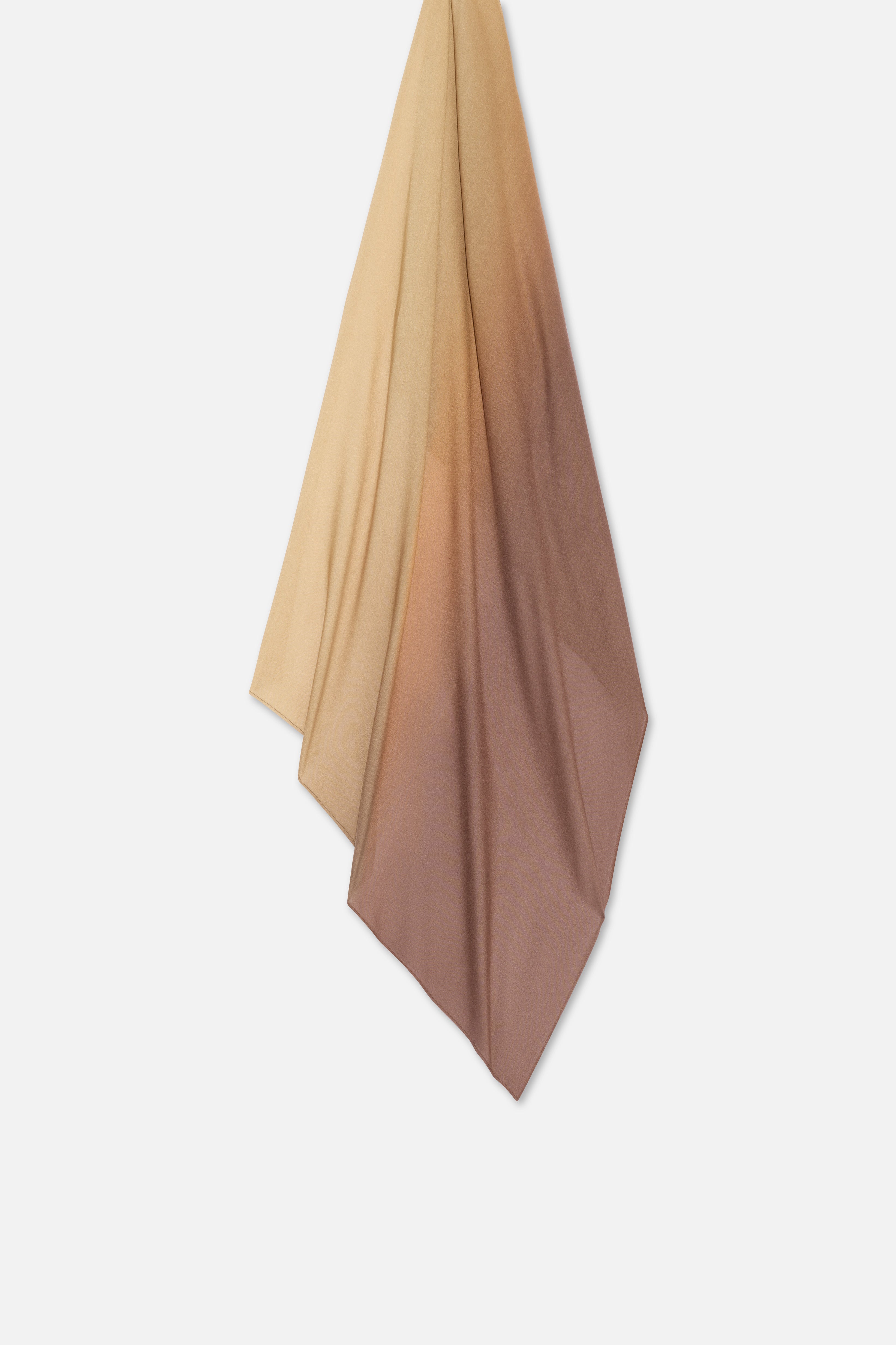 Weightless Woven Scarf | Chocolate Gradient