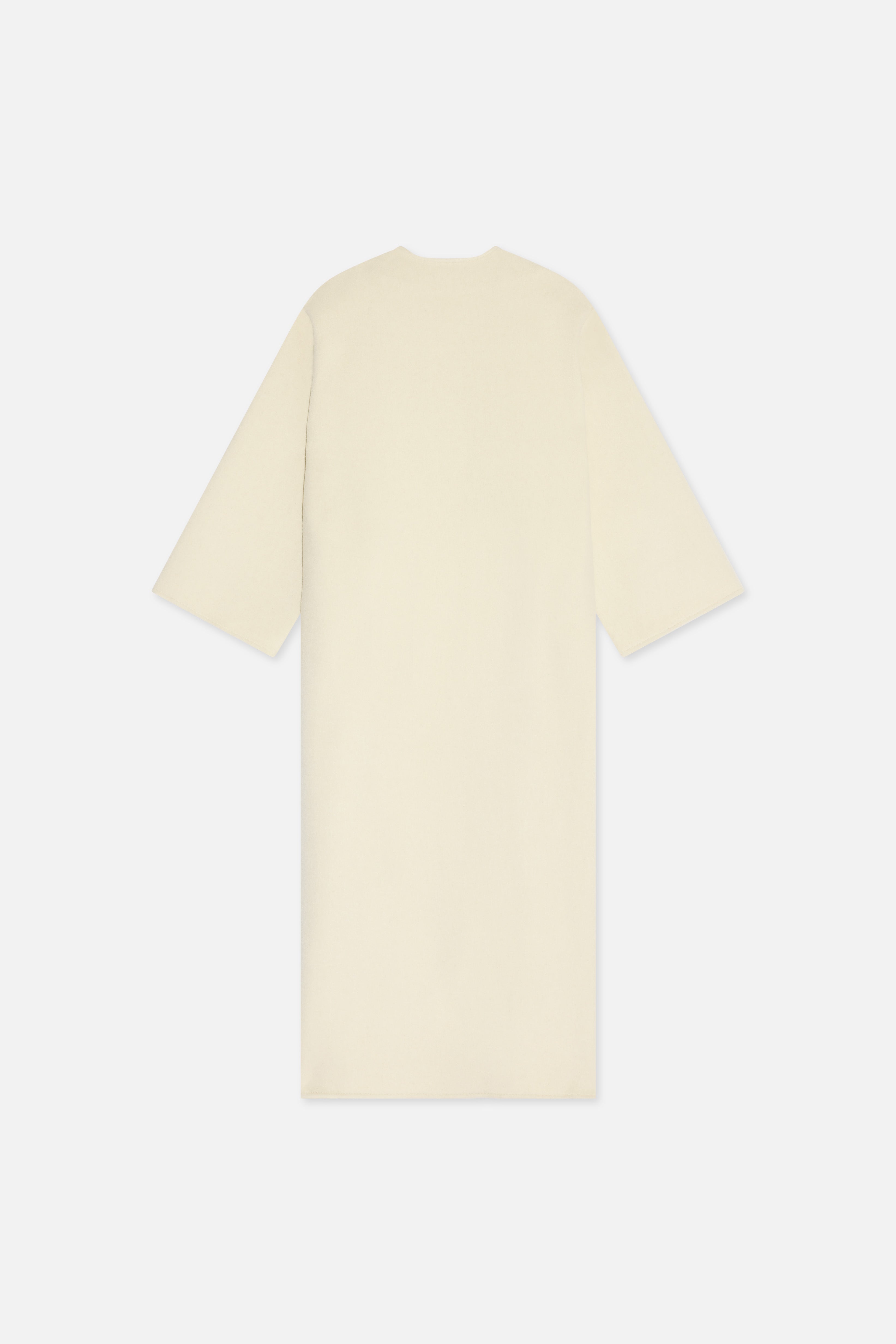 Wool Blend Abaya | Cloud White