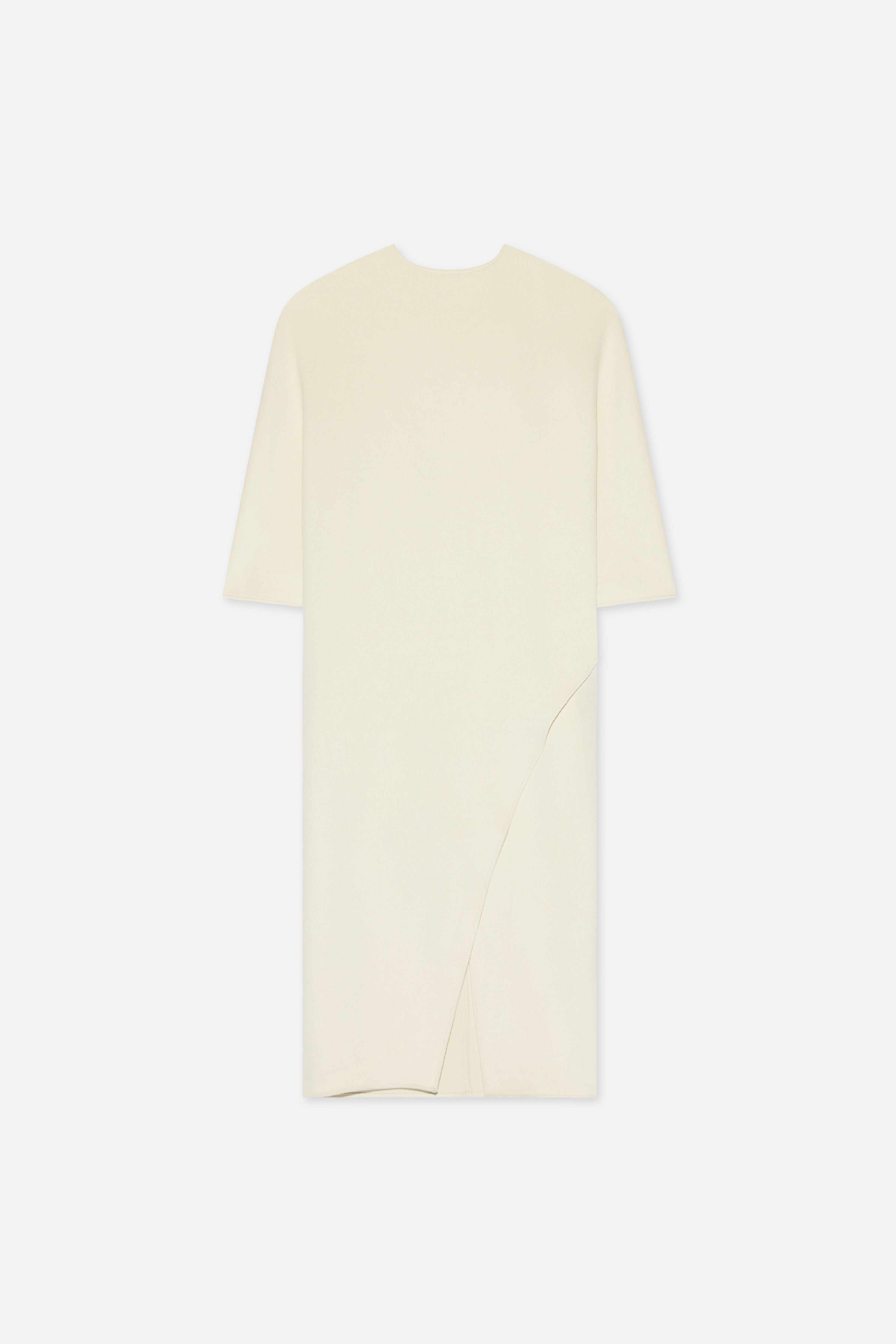 Wool Blend Dress | Cloud White