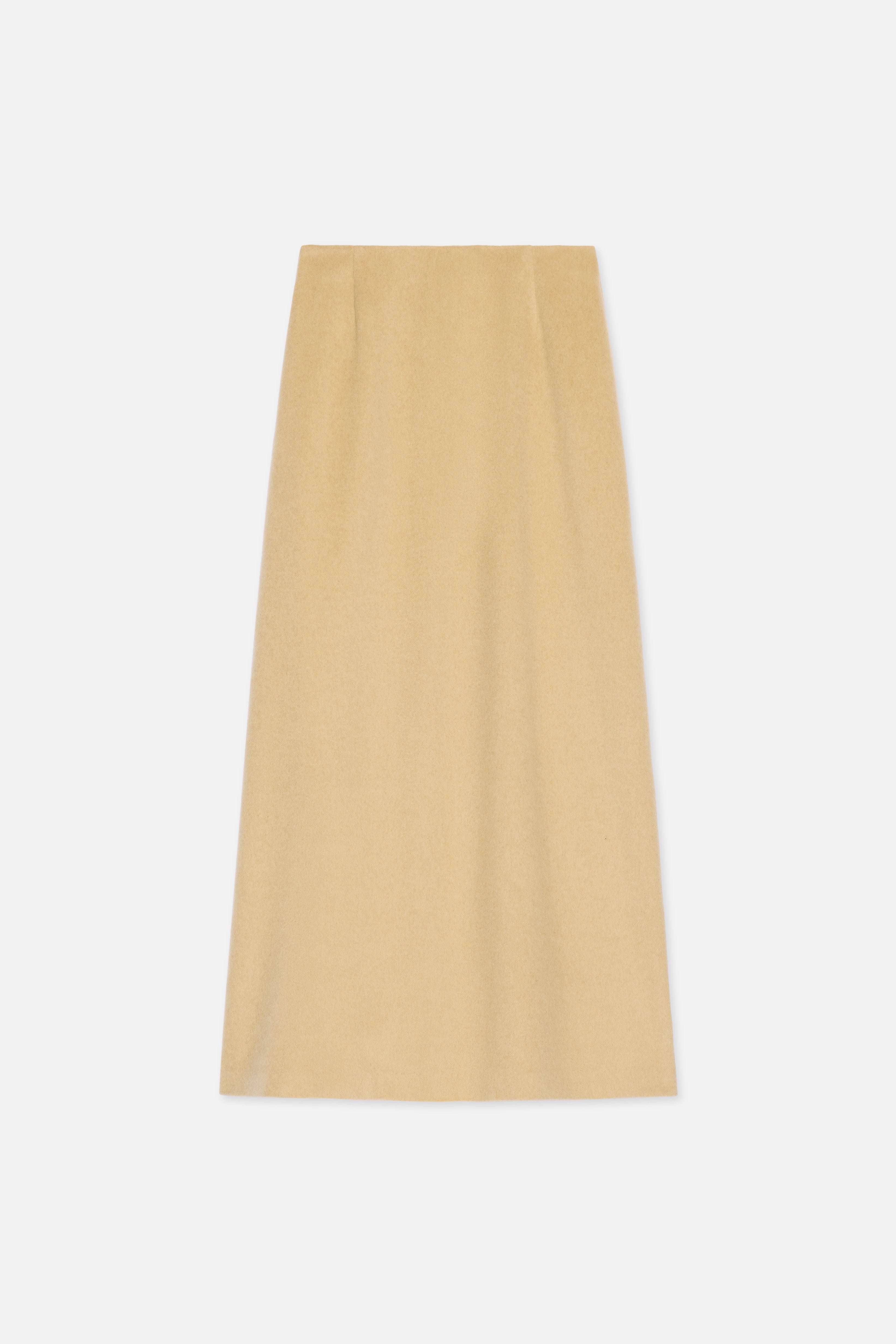 Wool Blend Skirt | Desert Clay