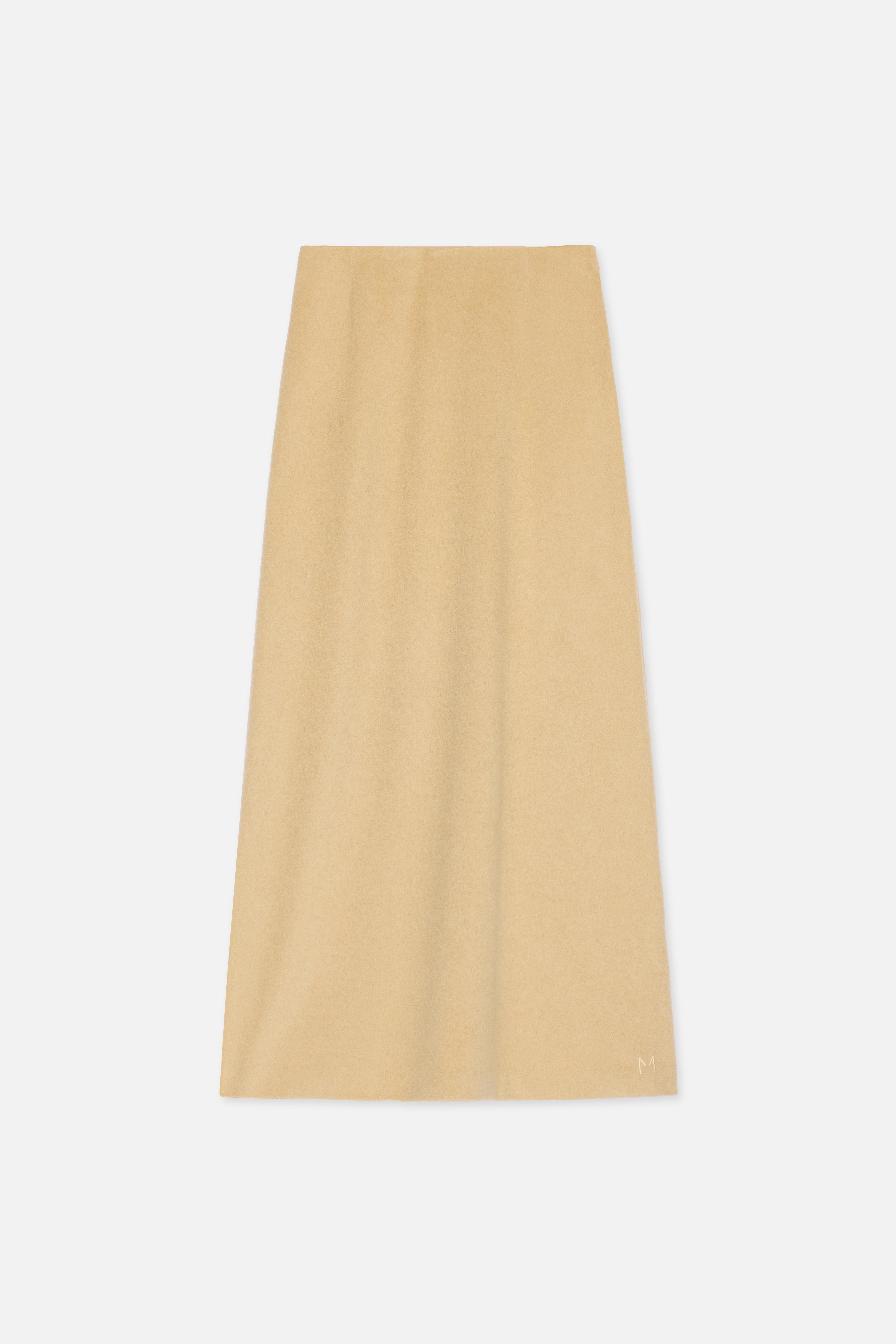 Wool Blend Skirt | Desert Clay