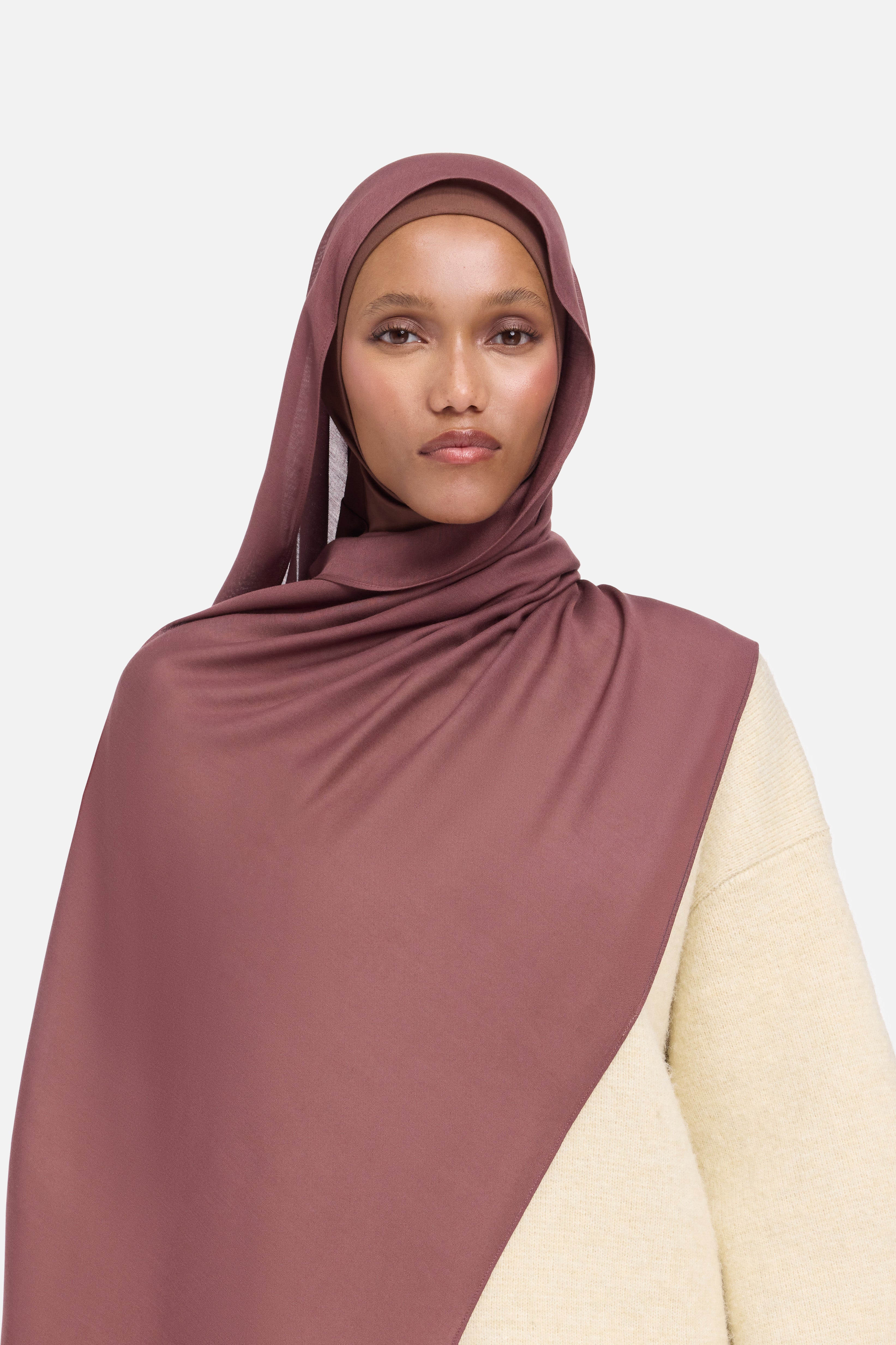 Weightless Woven Scarf | Burnt Red