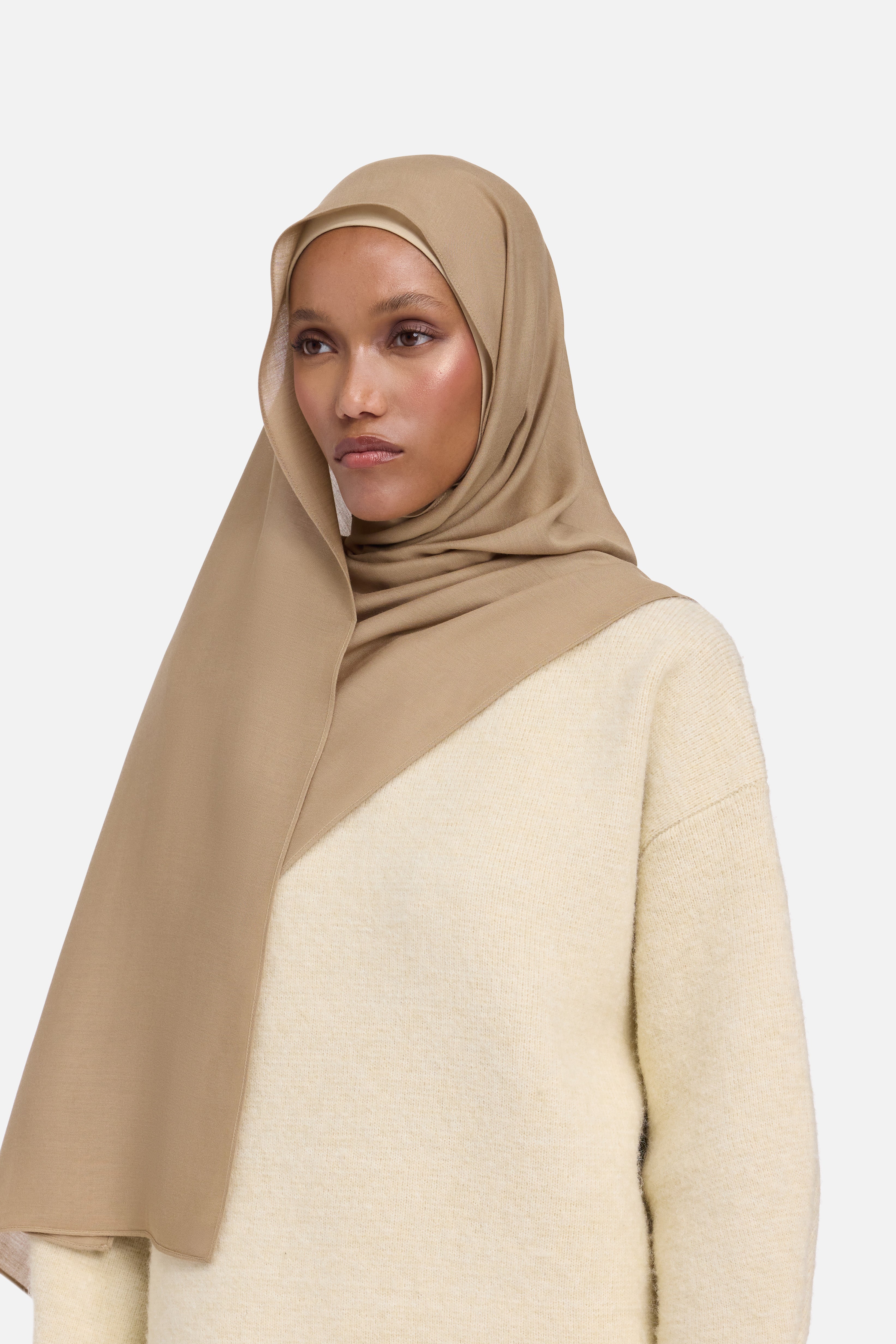 Weightless Woven Scarf | Wood Brown