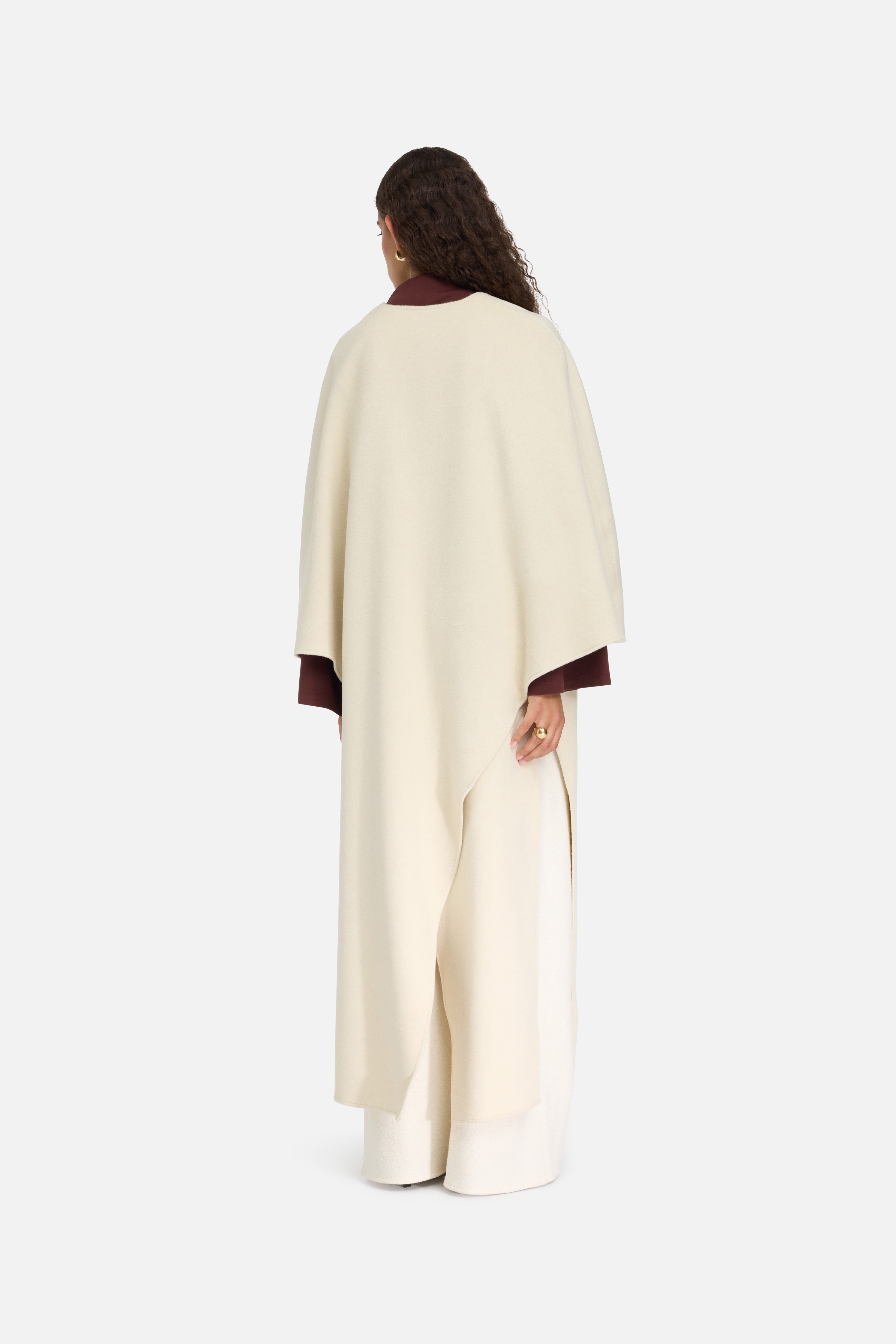 Wool Blend Dress | Cloud White