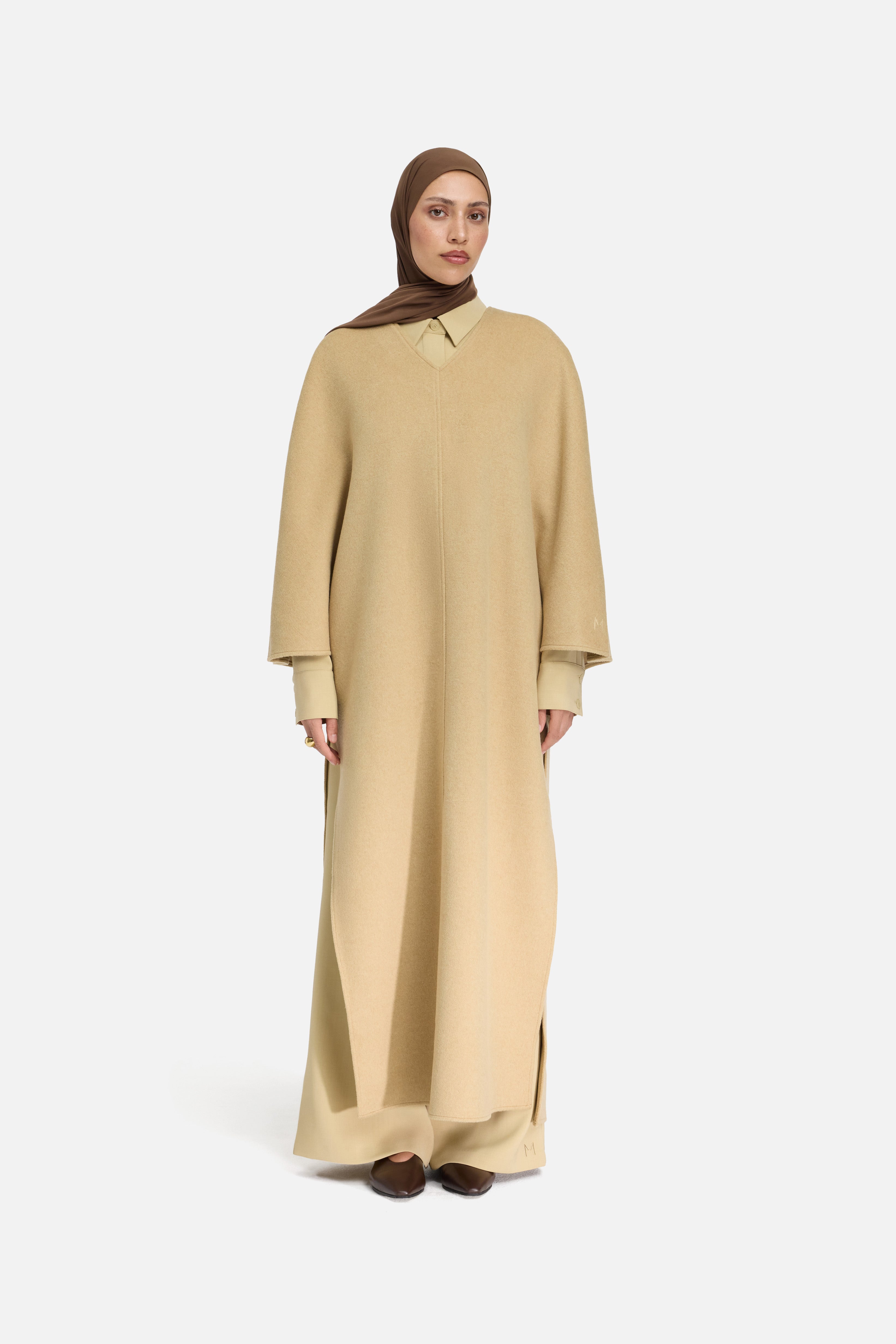 Wool Blend Dress | Desert Clay