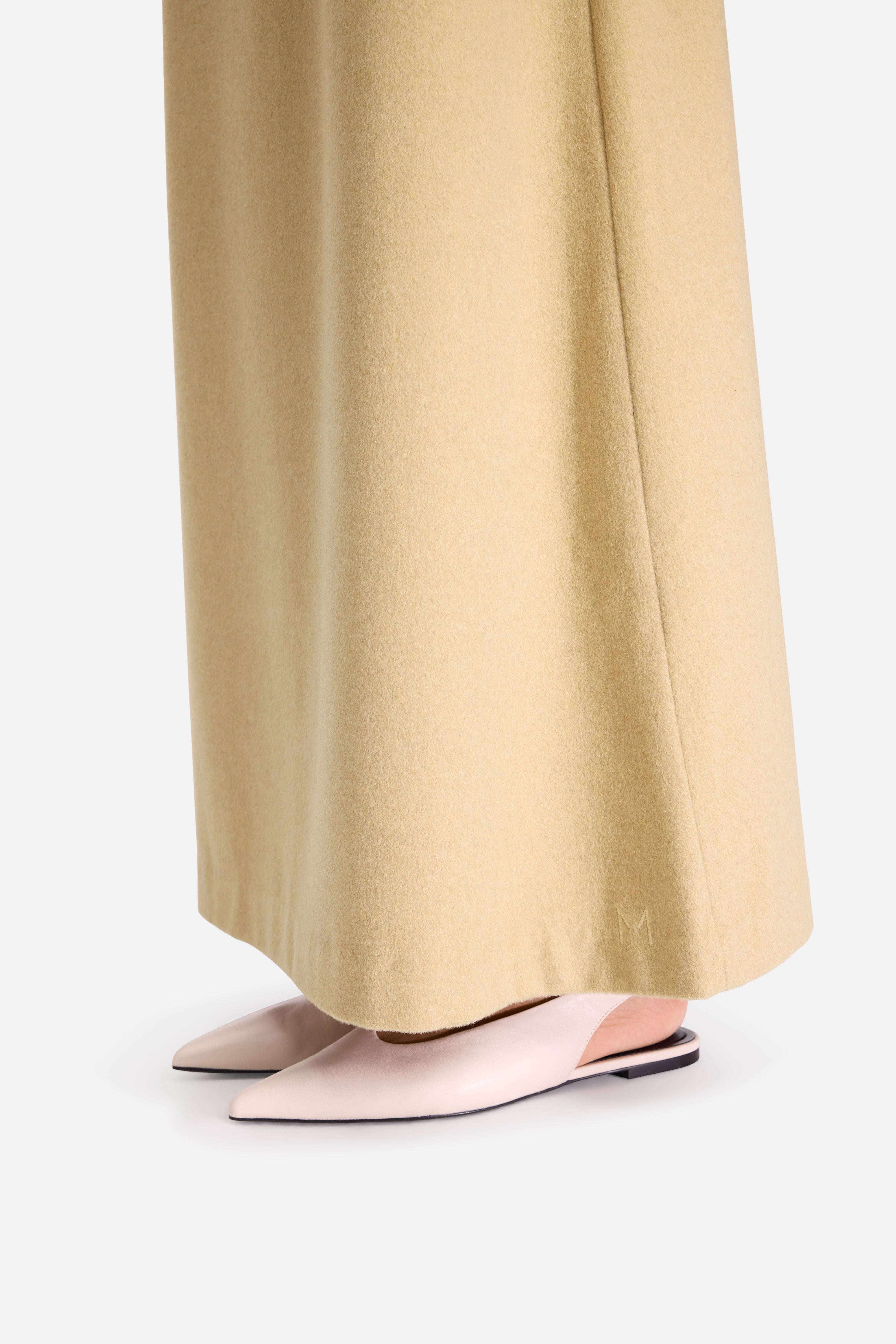 Wool Blend Skirt | Desert Clay