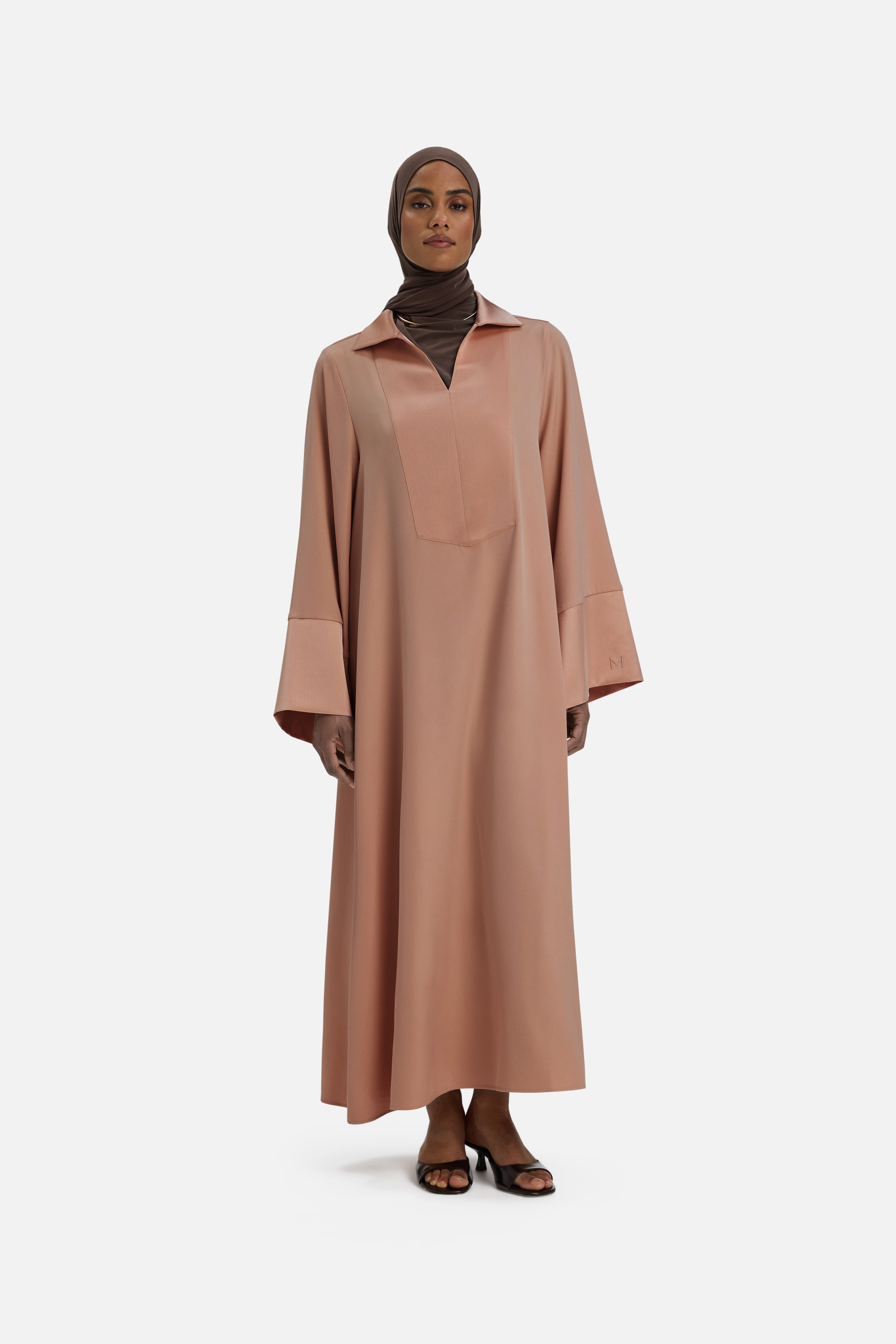 Kaftan Dress Regular | Soft Bordeaux