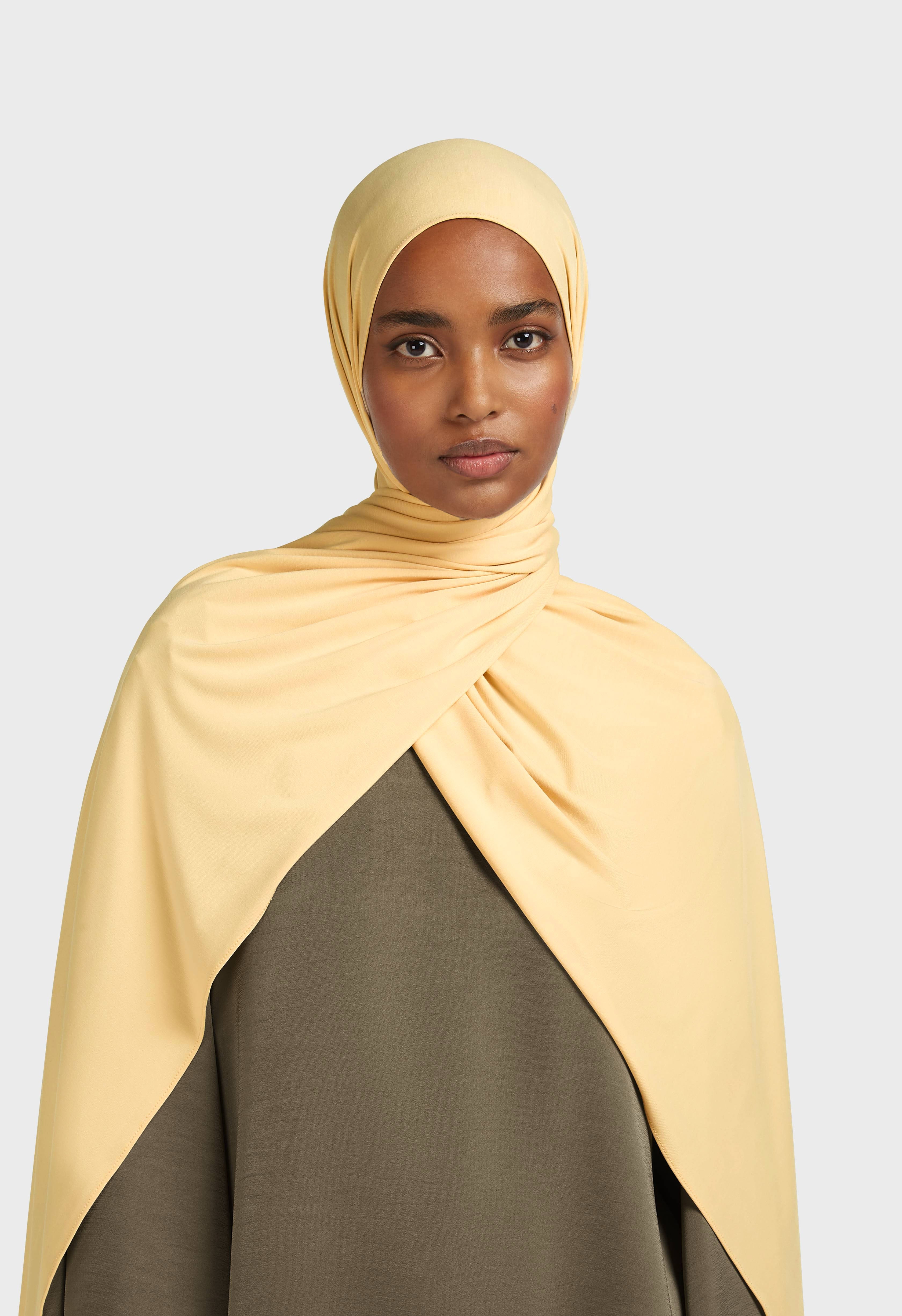 Bamboo Jersey Scarf | Sunset Yellow