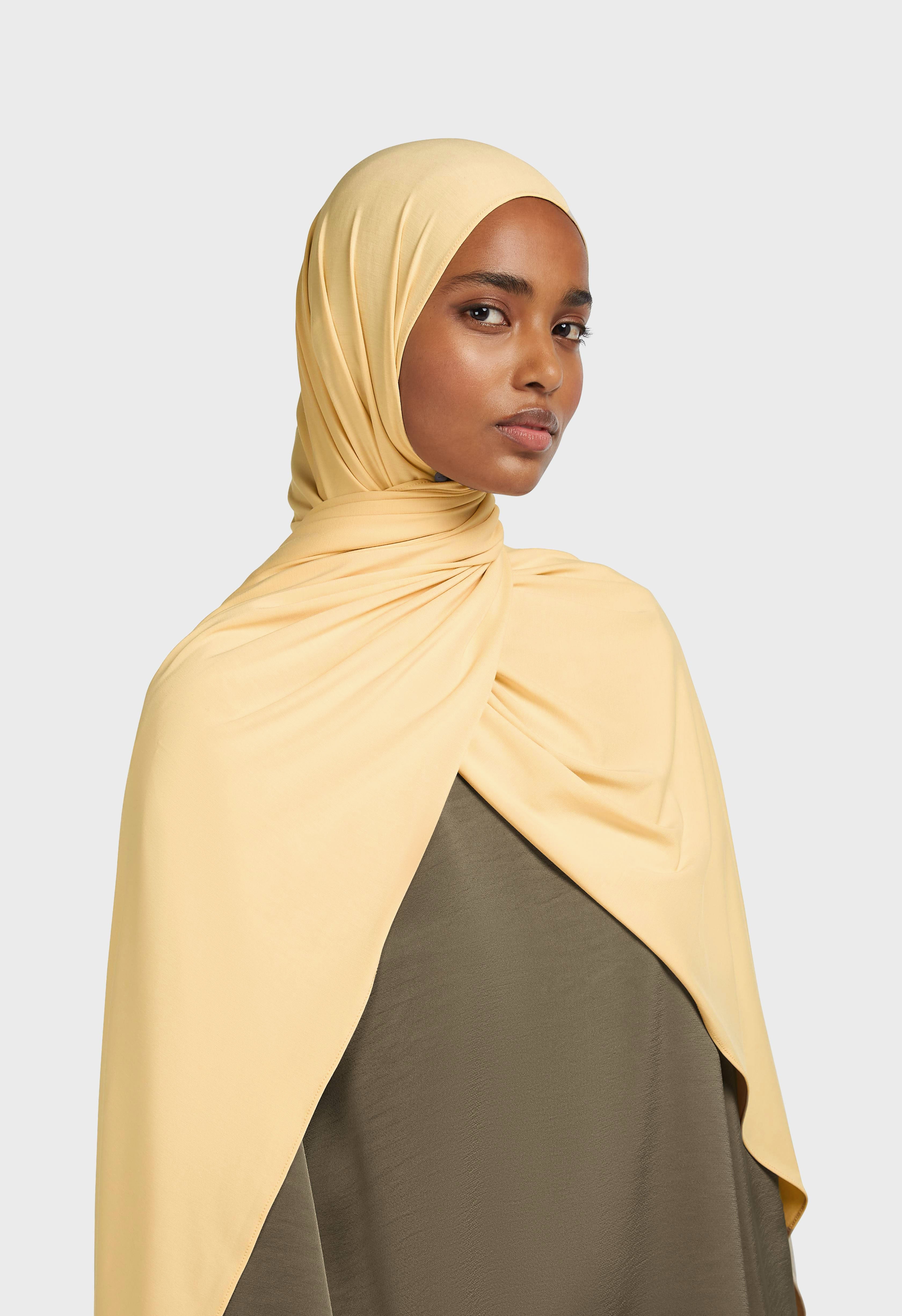 Bamboo Jersey Scarf | Sunset Yellow