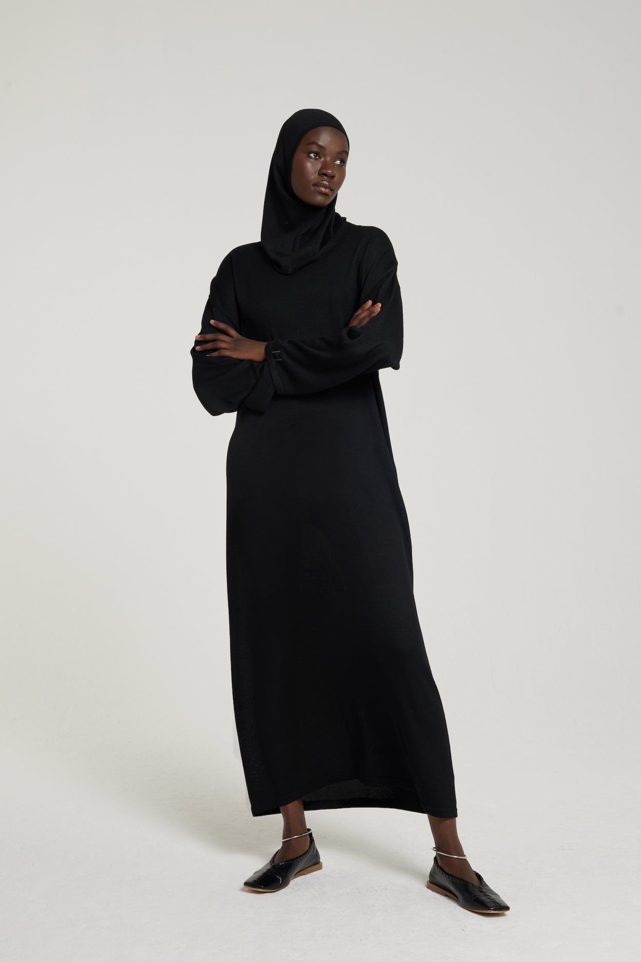 Knitted Dress | Black