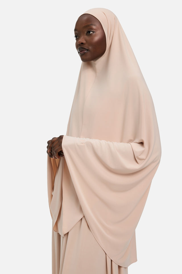 Premium Jersey Khimaar | Dark Rose