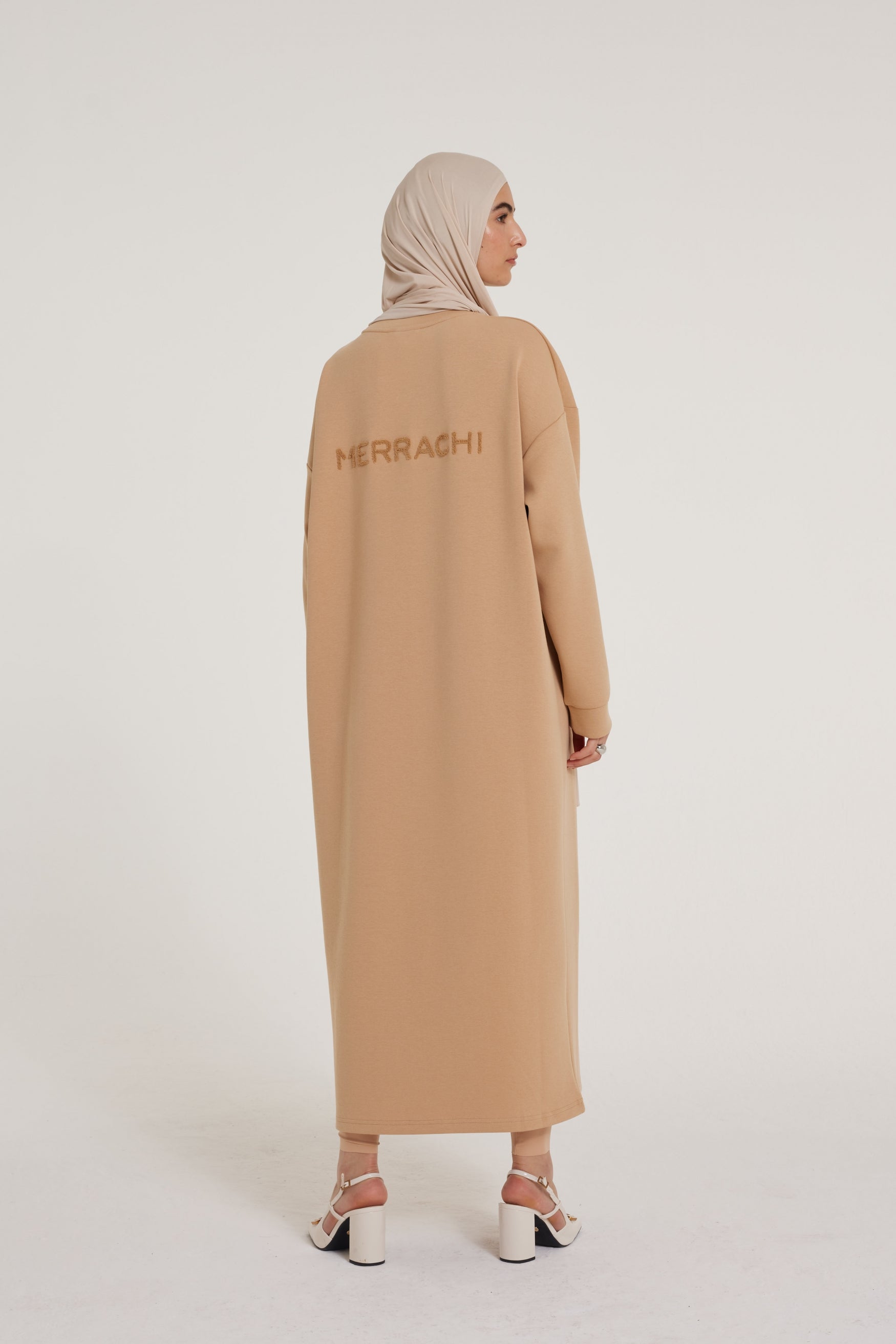 Comfy Sweater Dress | Dusty Peach