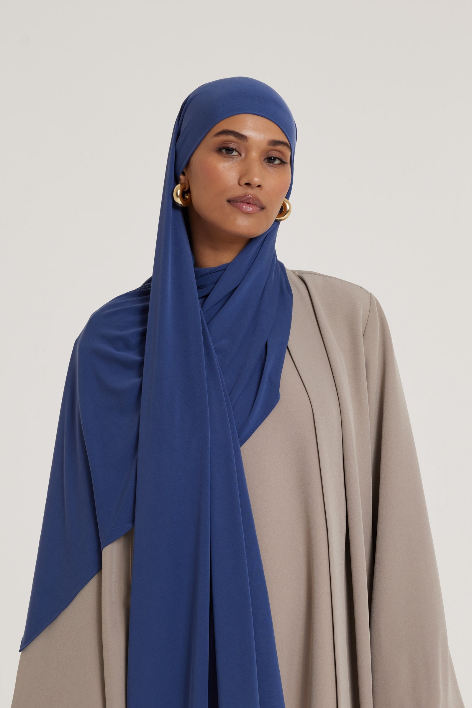 Breathable Jersey Scarf | Navy
