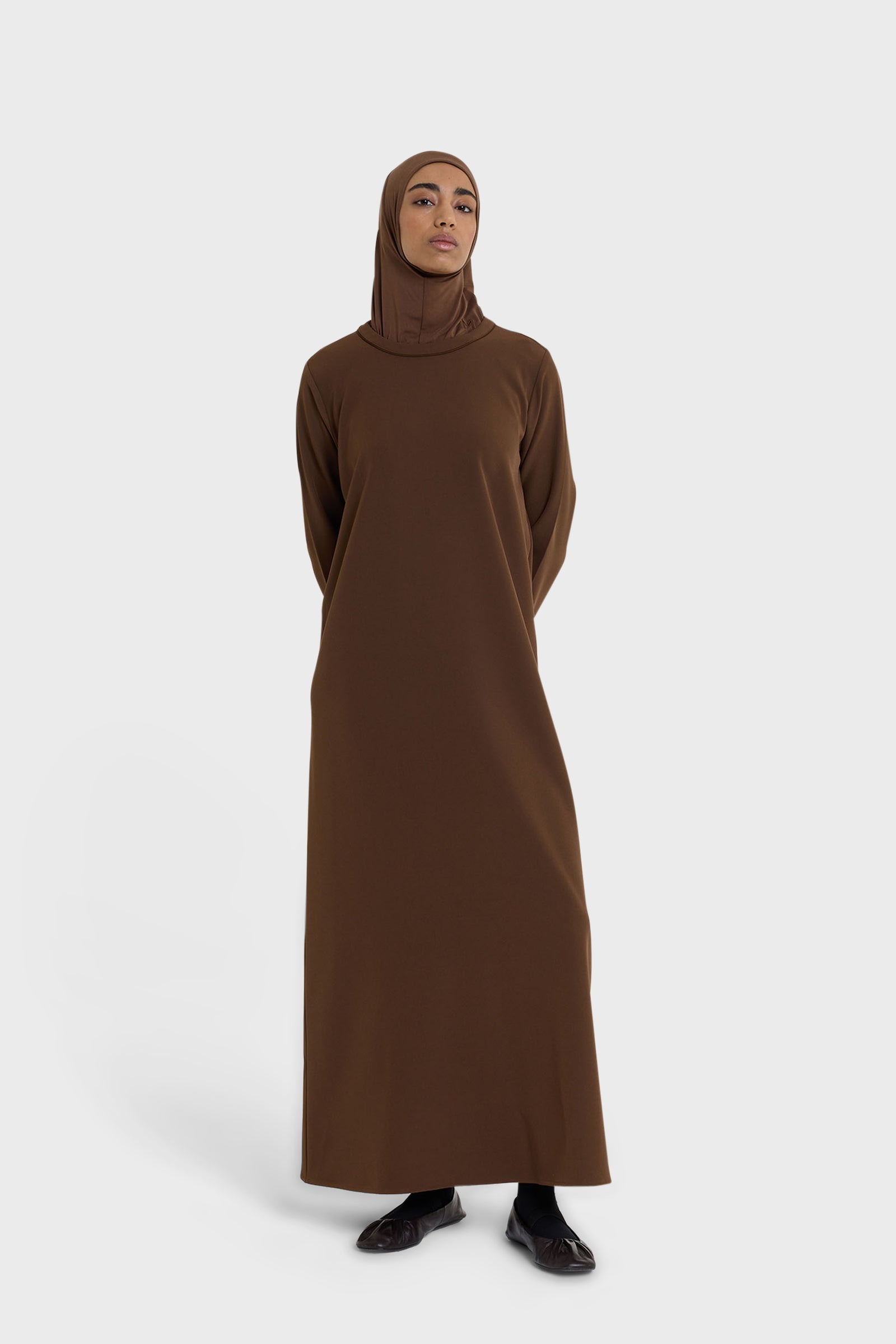 Essential Dress | Deep Brown