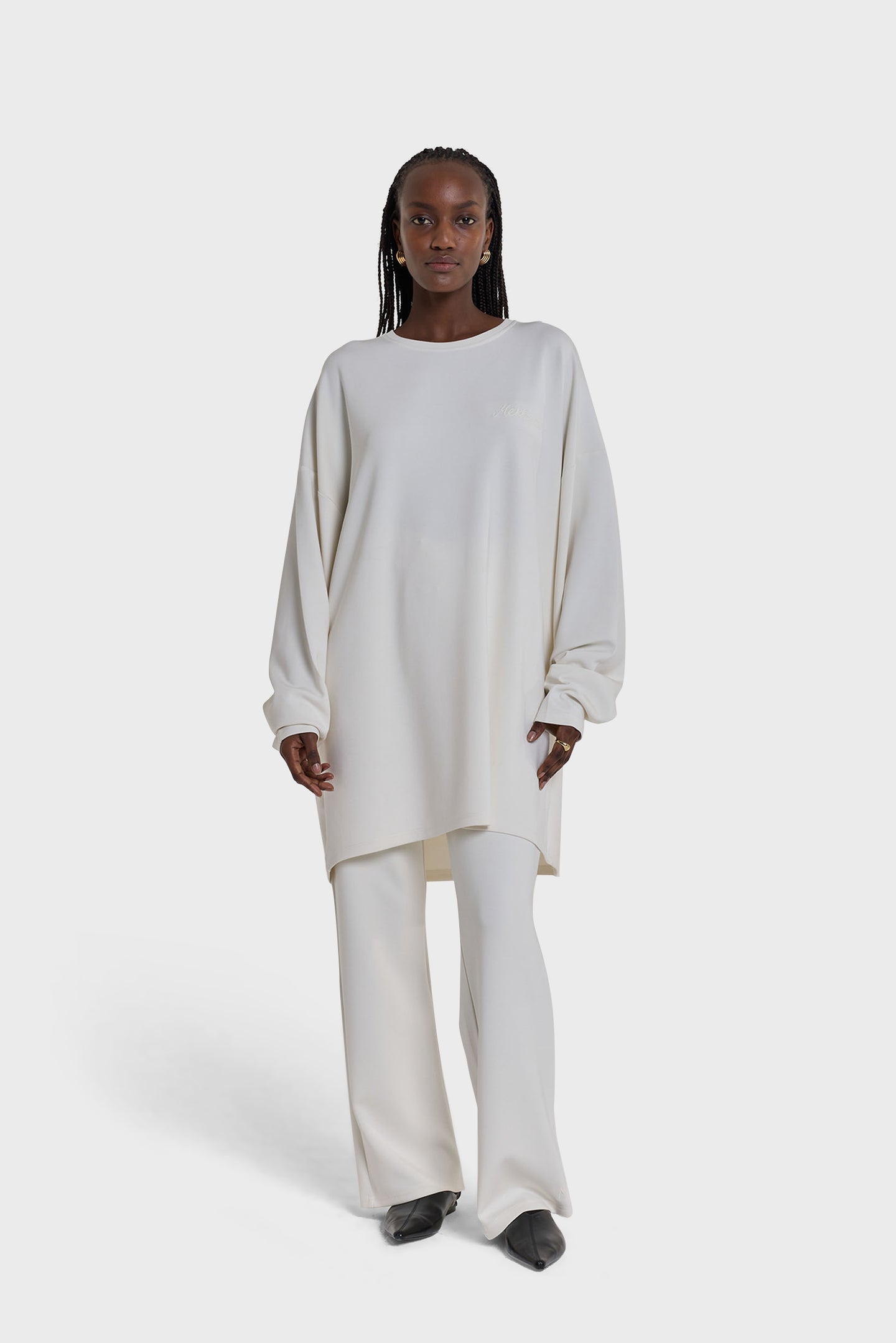 Jersey Modal Pant | Off White