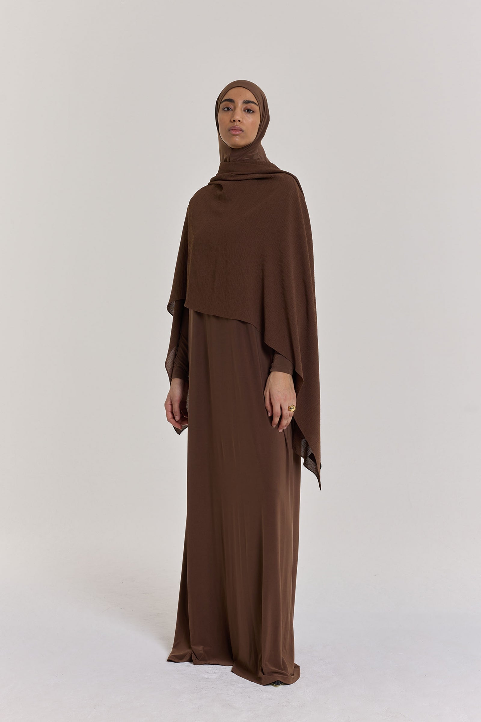 Hijab Dress | Deep Brown