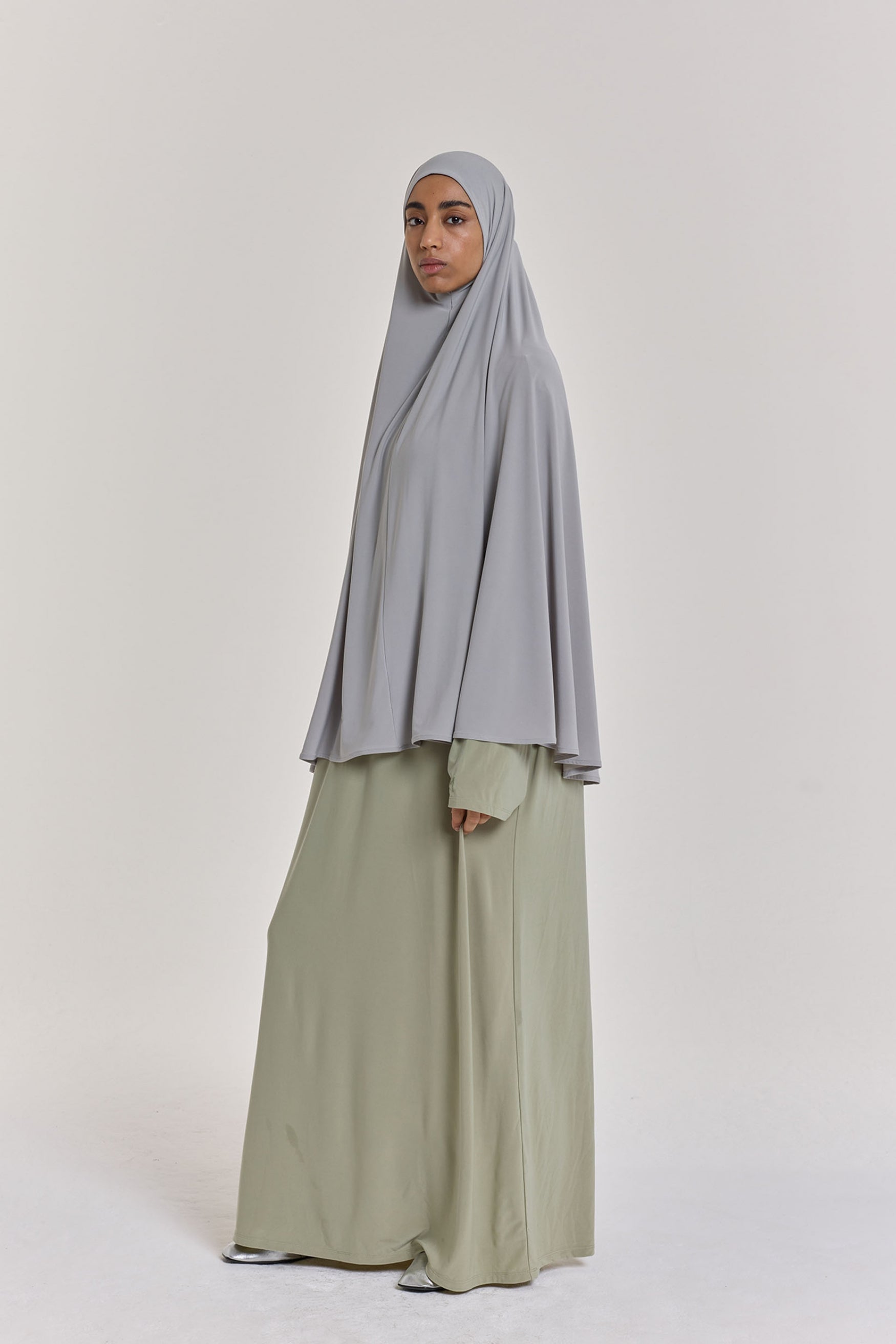 Premium Jersey Khimaar | Grey